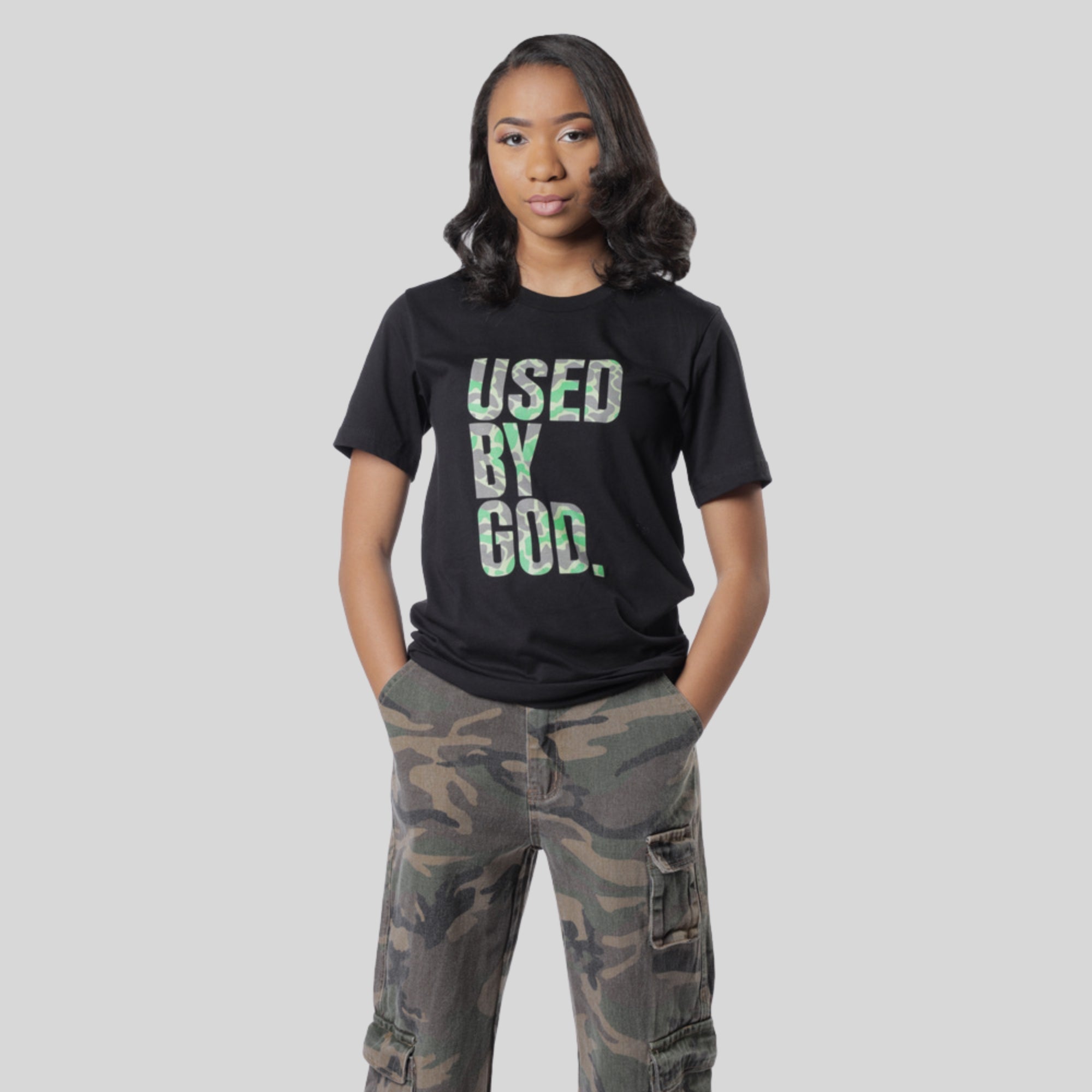 Used By God Camo Tee