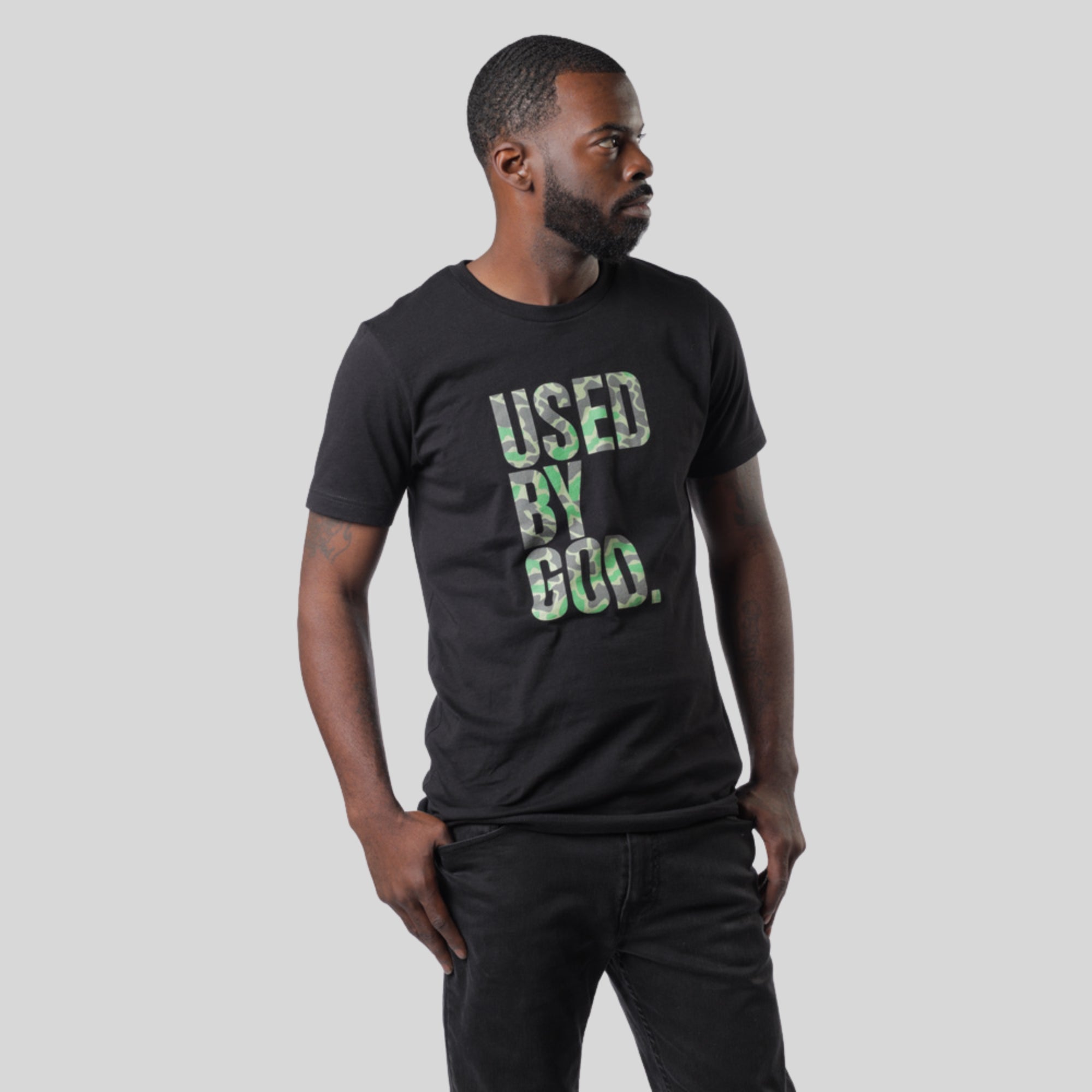 Used By God Camo Tee
