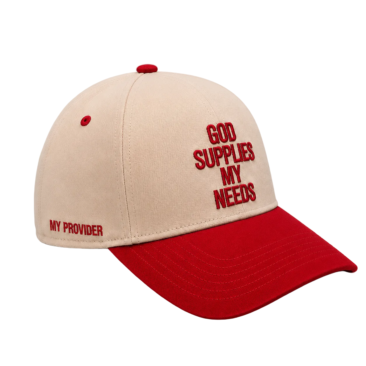 God Supplies My Needs Snapback Hat Fire
