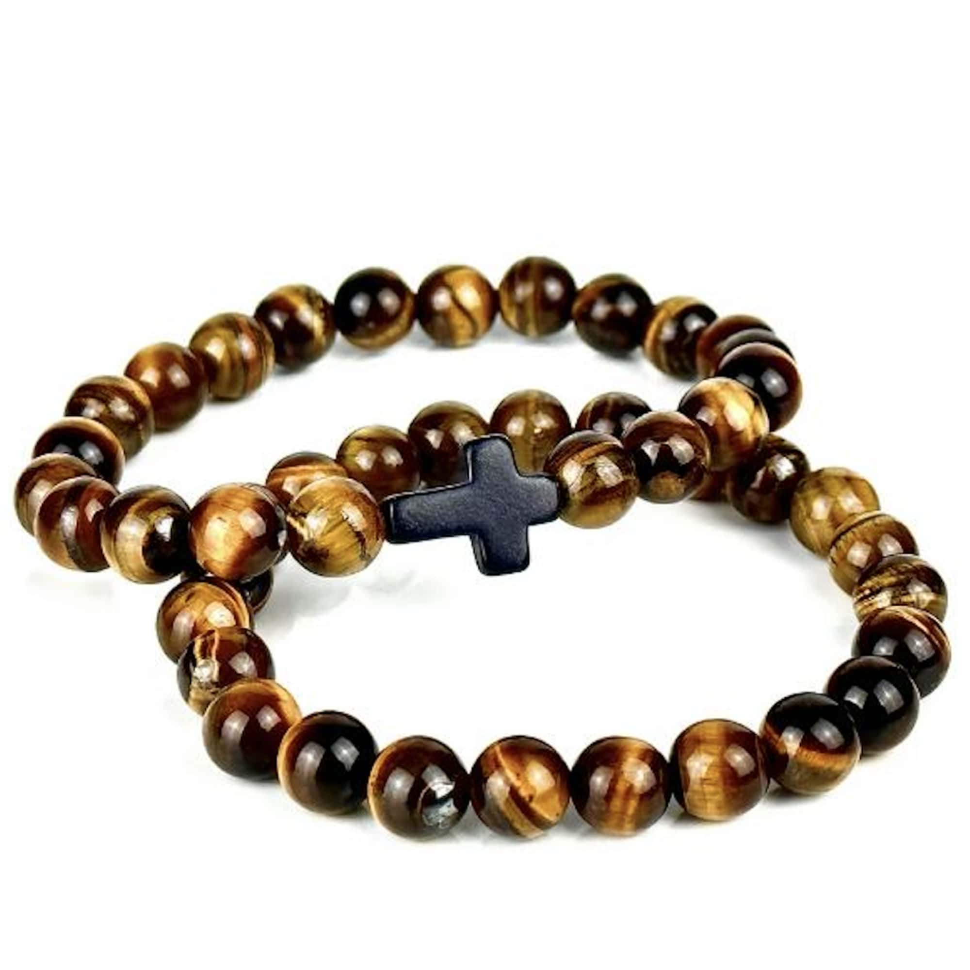 tiger eye cross bracelet, Natural Wood Onyx Bead Cross Prayer Bracelet, Used By God, Used By God Clothing, Christian Apparel, Christian Bracelets, Christian Necklace, Christian Jewelry, Christian Gift, Wood Bracelet, Cross Bracelet, Christian Prayer Beads, Religious Gift, Prayer Bracelet, Prayer Beds, Cross Necklace, Cros Crucifix Necklace, Men's Bracelet, Women's Bracelet, Men's Necklace, Women's Necklace, Elevated Faith, String Bracelets, black cross