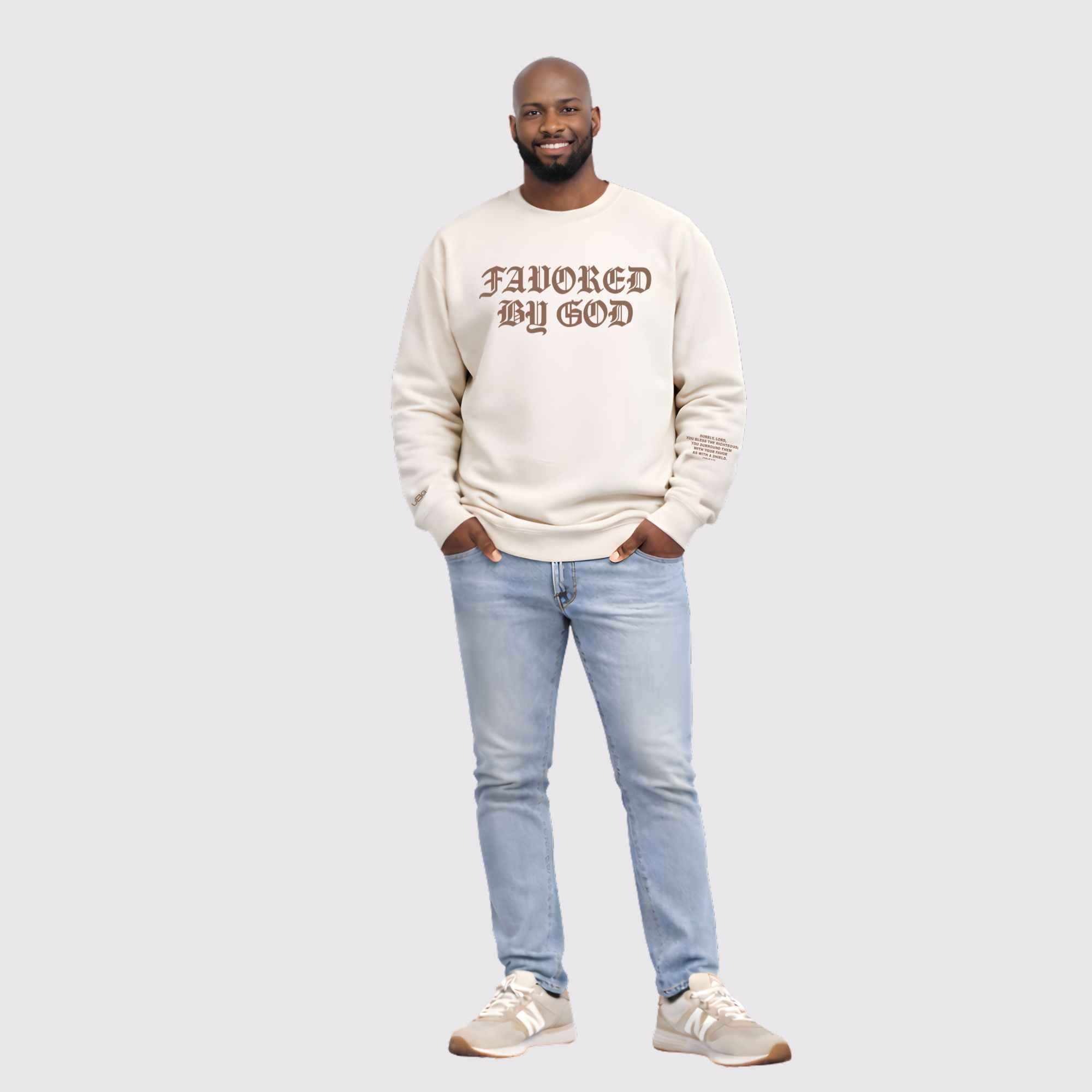 Favored By God Sweatshirt Natural