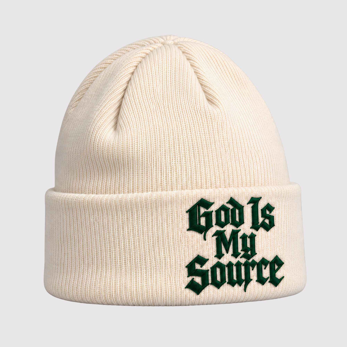 God Is My Source Beanie