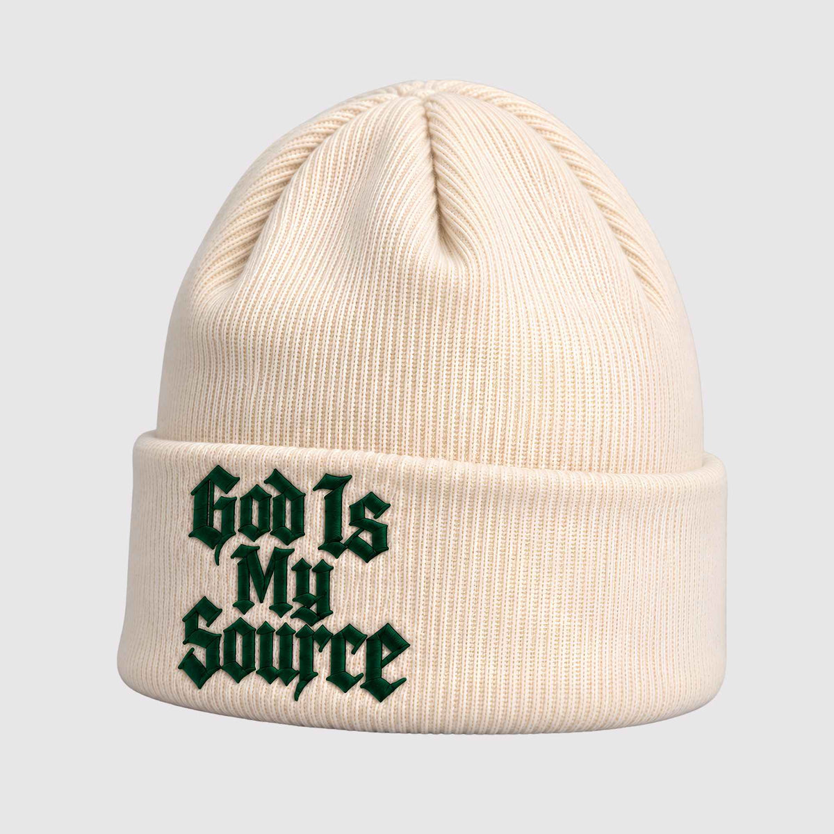 God Is My Source Beanie
