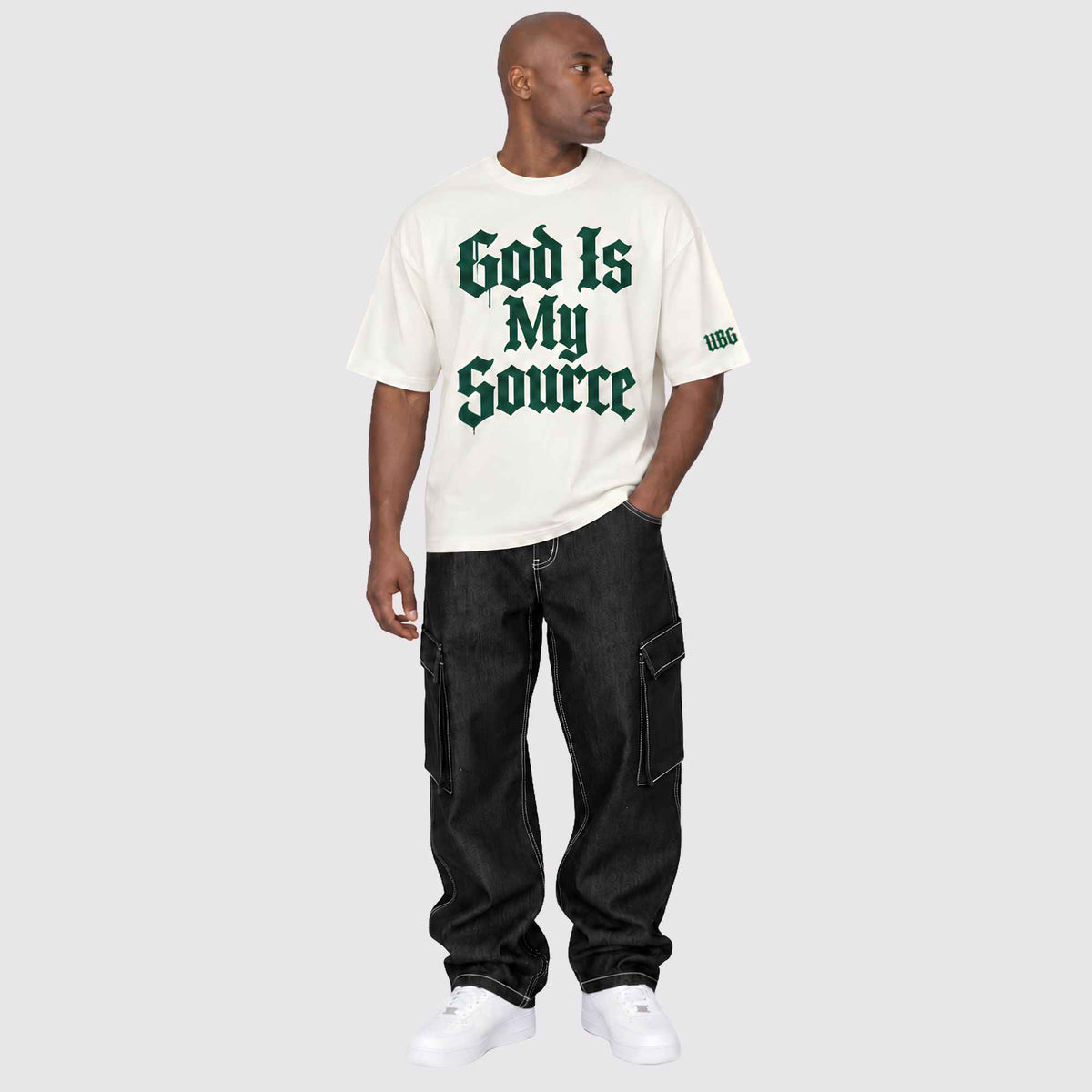 God Is My Source (Off White)