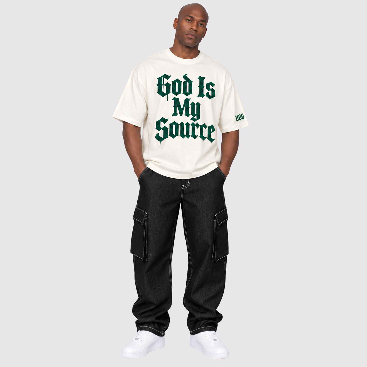 God Is My Source (Off White)