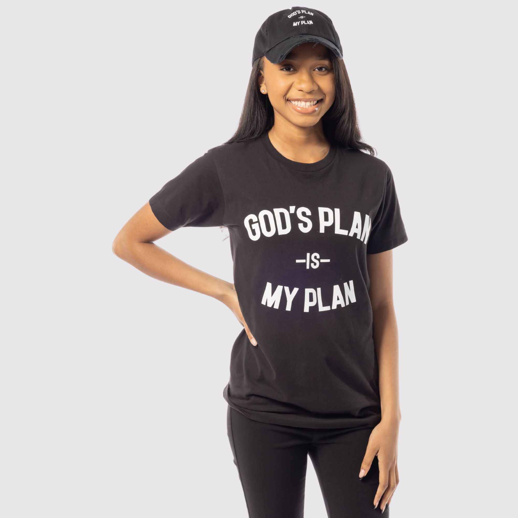 God's Plan My Plan T-Shirt & Hat Bundle Eternal