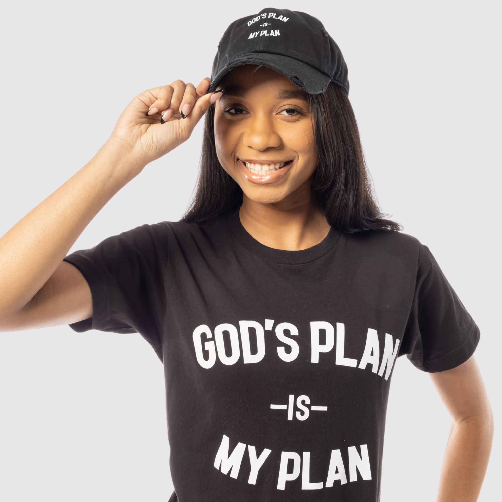 God's Plan My Plan T-Shirt & Hat Bundle Eternal