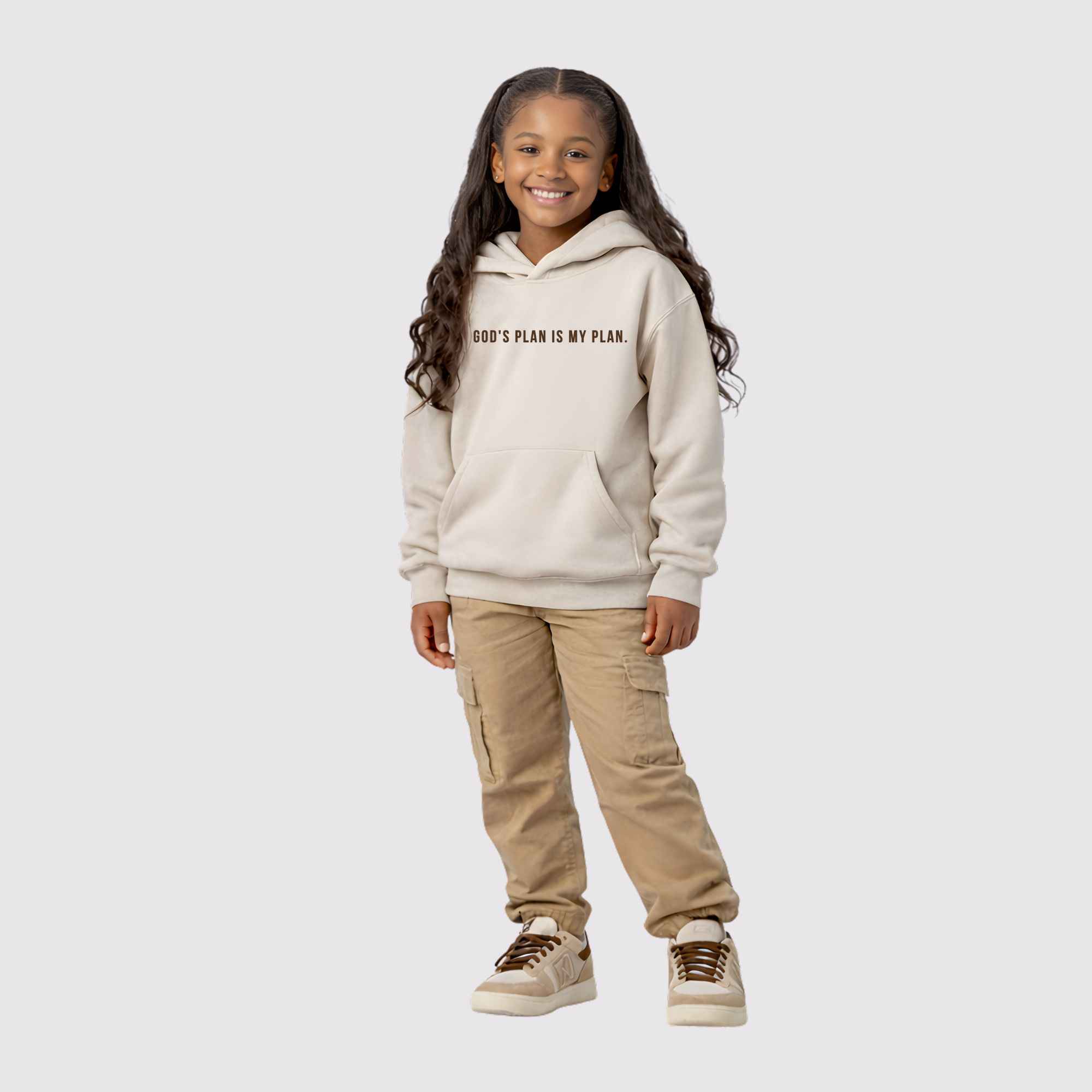 God's Plan My Plan Jeremiah Kids Hoodie