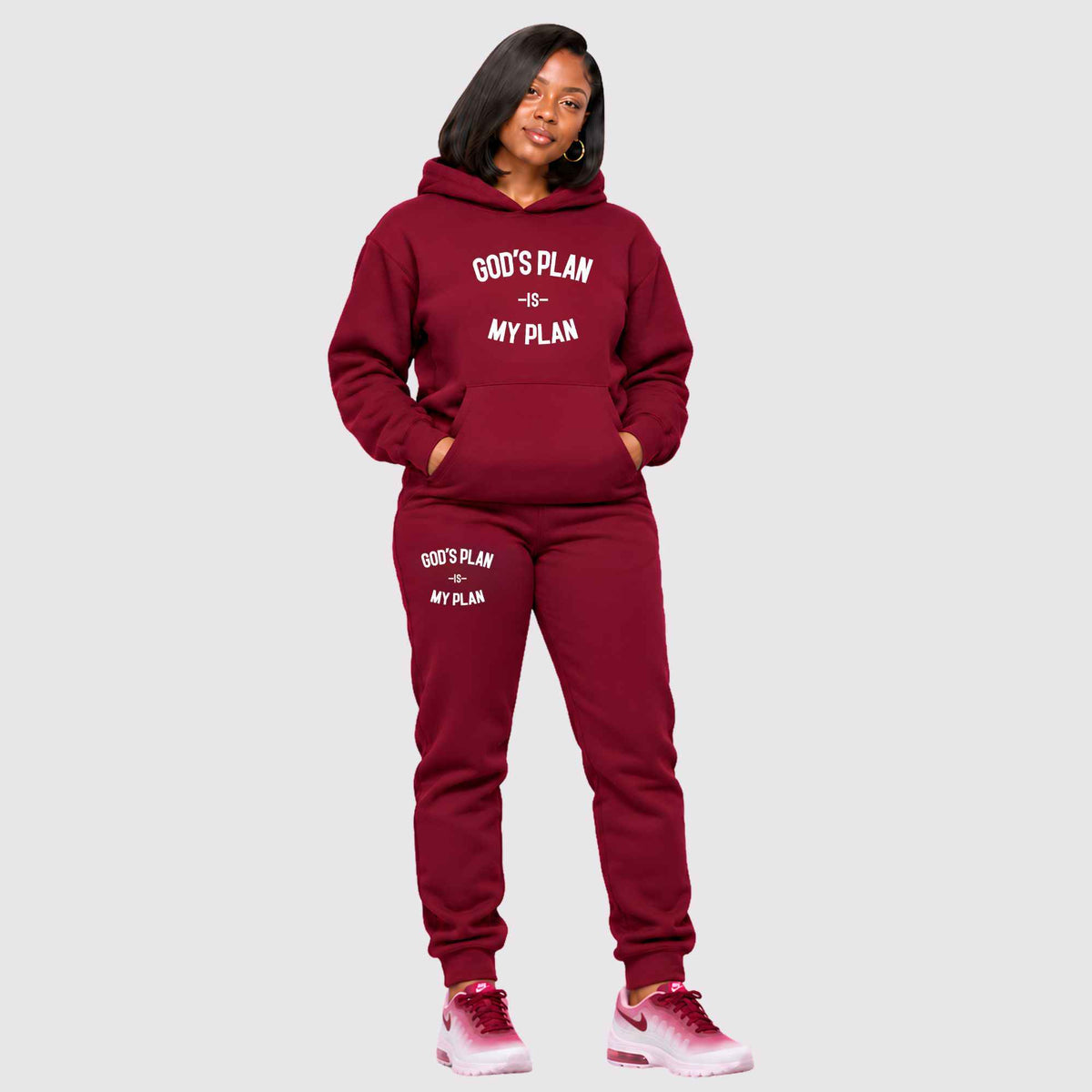 God's Plan My Plan Jogger Set Original
