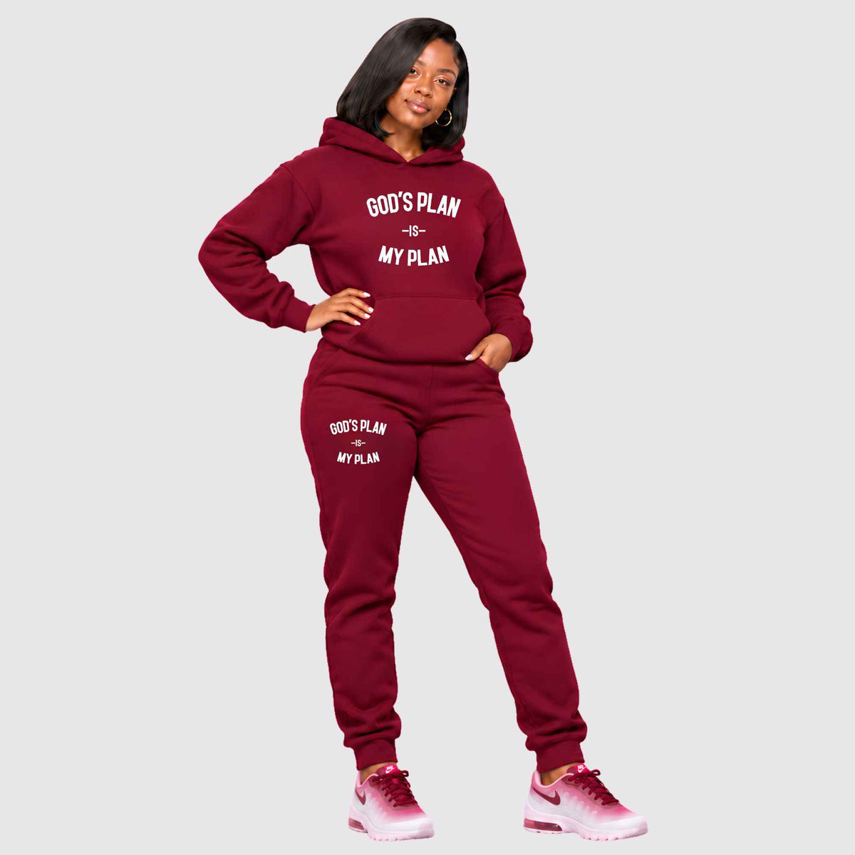 God's Plan My Plan Jogger Set Original
