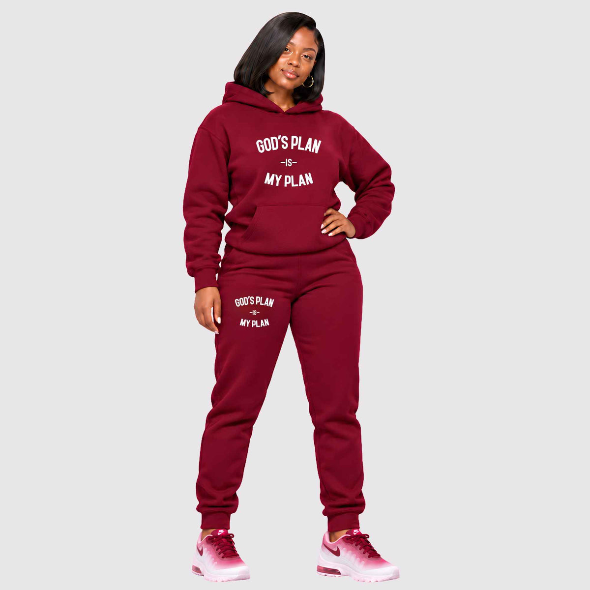 God's Plan My Plan Jogger Set Original