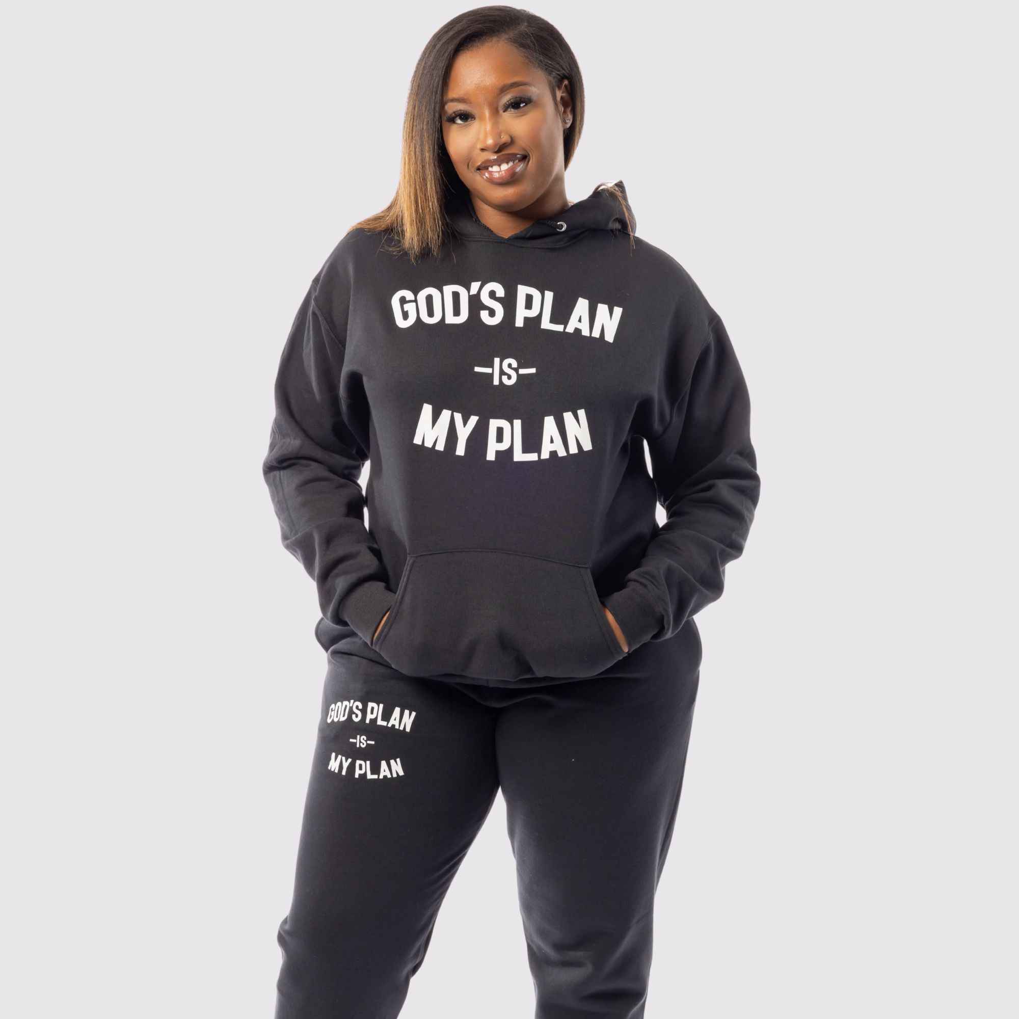 God's Plan My Plan Jogger Set