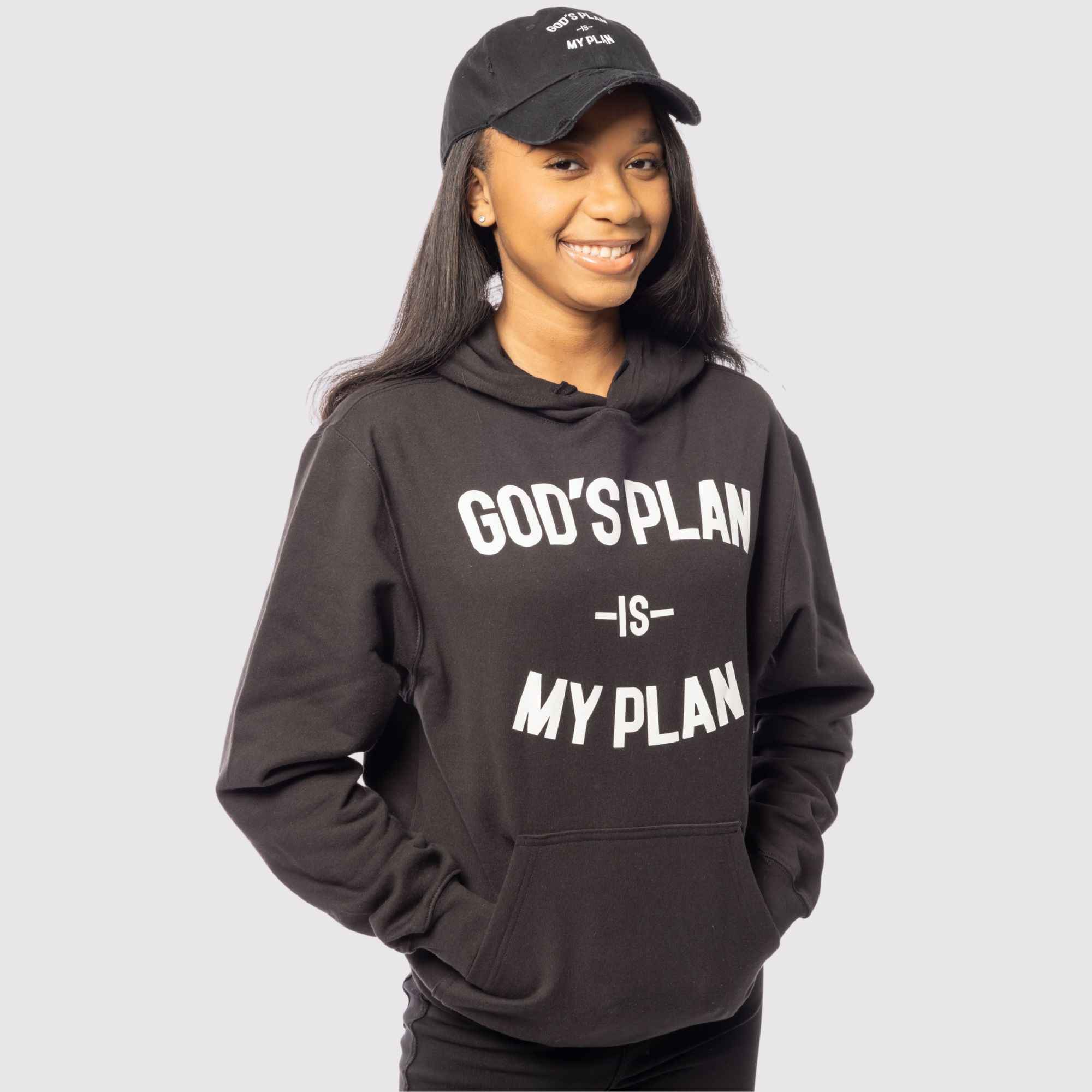 God's Plan My Plan Hoodie & Hat Bundle Eternal