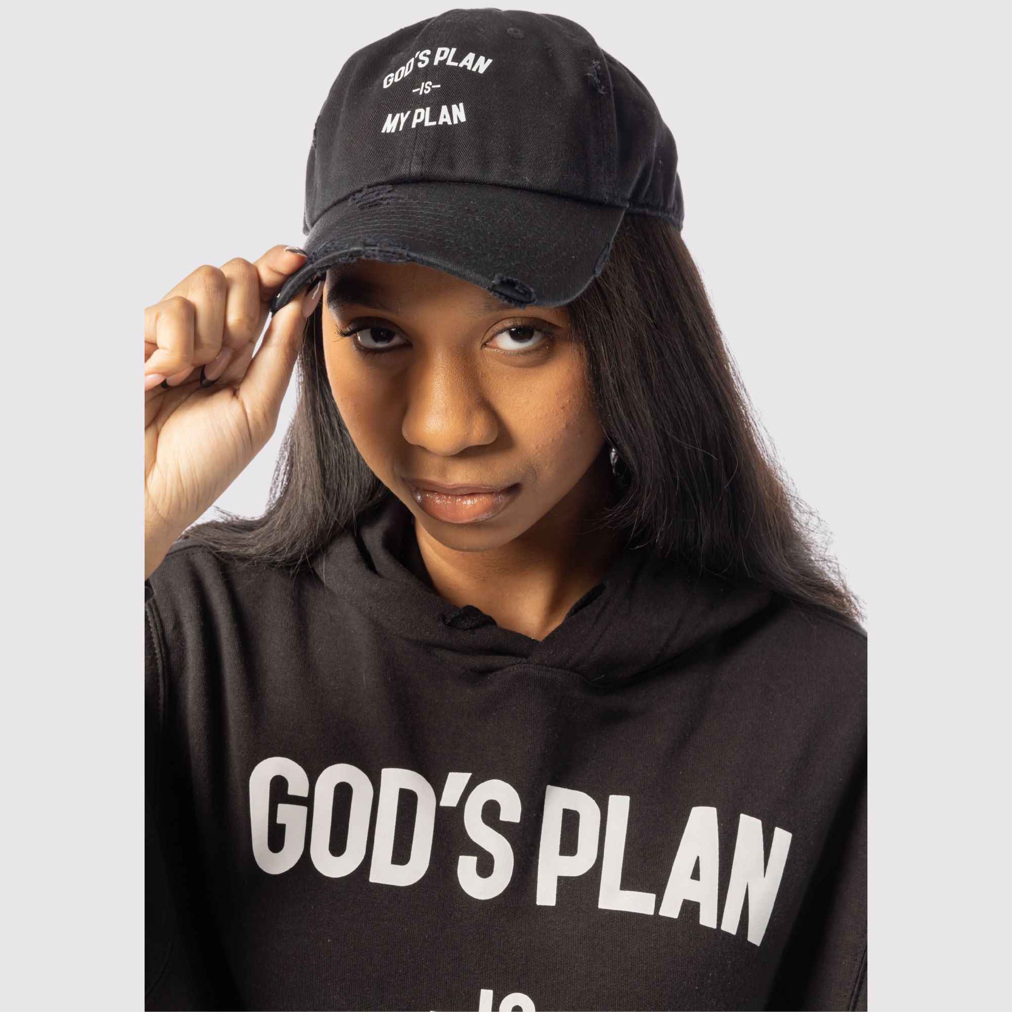 God's Plan My Plan Hoodie & Hat Bundle Eternal