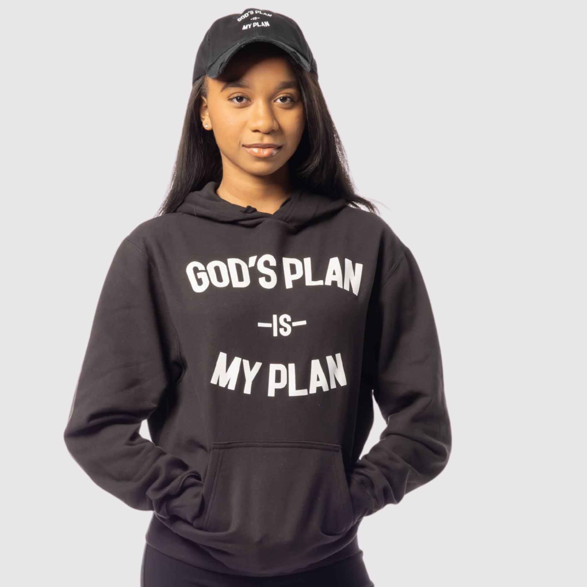 God's Plan My Plan Hoodie & Hat Bundle Eternal