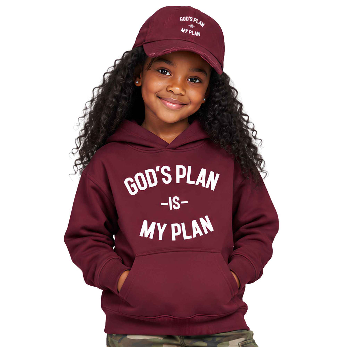 God's Plan My Plan Kids Christian Hoodie & Hat, Trust God Shirt, God's Plan, Used By God, Used By God Clothing, Christian Apparel, Christian T-Shirts, Christian Shirts, christian t shirts for women, Christian Clothing, God Shirts, christian clothing t shirts, Christian Sweatshirts, womens christian t shirts, t-shirts about jesus, God Clothing, Jesus Hoodie, Jesus Clothes, Red Letter Clothing, Elevated Faith, Beacon Threads, God The Father Apparel, Kids Christian Hoodies, Kids Christian Clothes