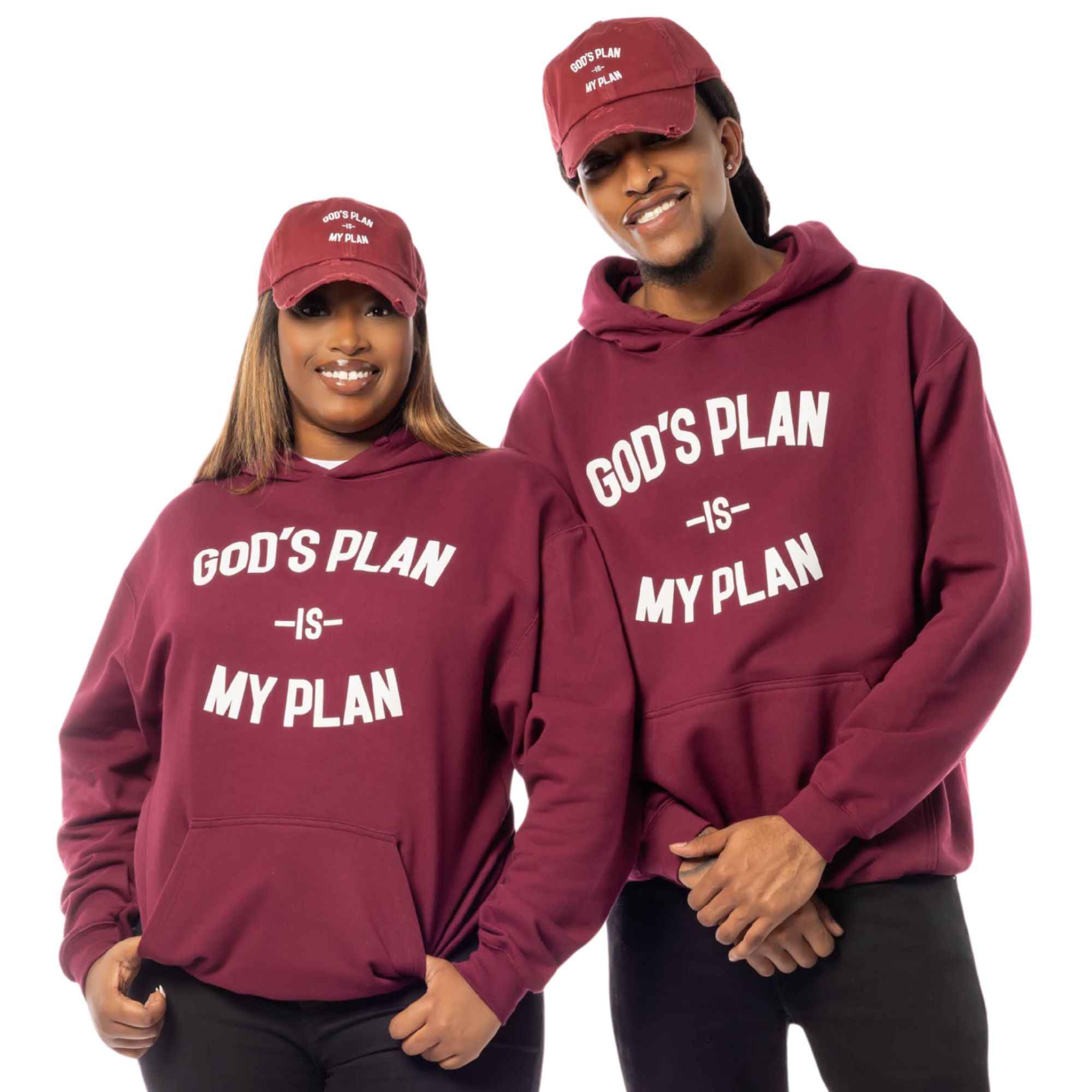 God's Plan My Plan Hoodie & Hat Bundle Maroon, Trust His Plan, Trust God Shirt, God's Plan, Used By God, Used By God Clothing, Christian Apparel, Christian T-Shirts, Christian Shirts, christian t shirts for women, Men's Christian T-Shirt, Christian Clothing, God Shirts, christian clothing t shirts, Christian Sweatshirts, womens christian t shirts, t-shirts about jesus, God Clothing, Jesus Hoodie, God Is Dope, Art Of Homage, Red Letter Clothing, Elevated Faith, Beacon Threads, God The Father Apparel