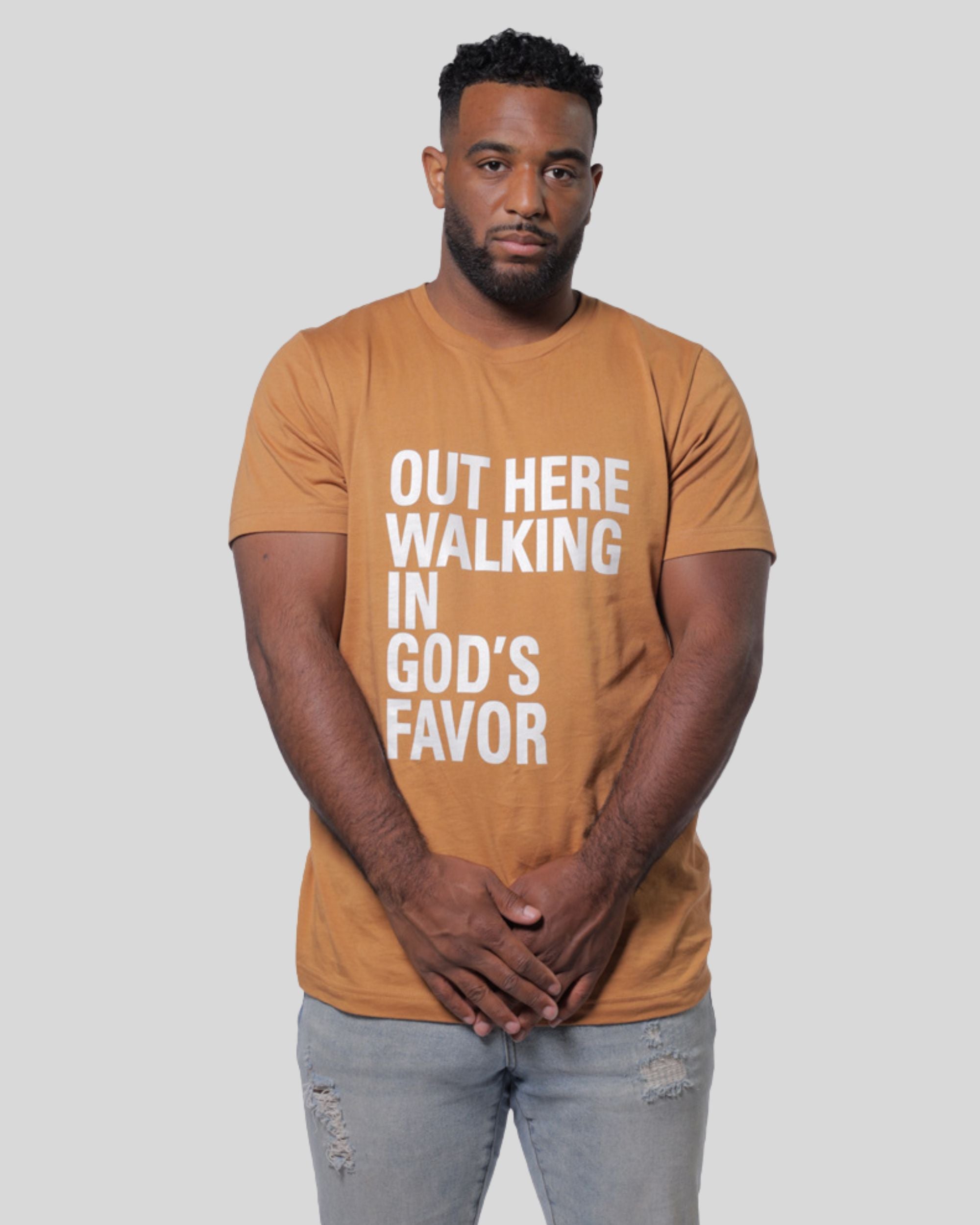 Walking In God's Favor Original Tee (Toast)
