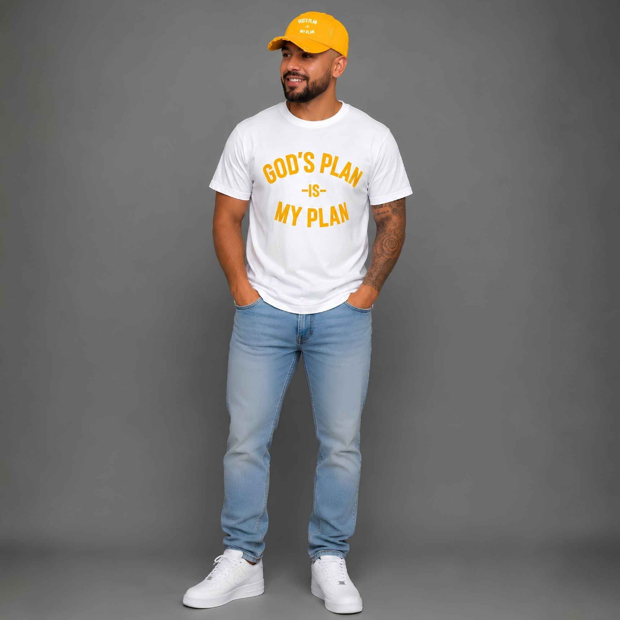 God's Plan My Plan T-Shirt & Hat Bundle Purpose