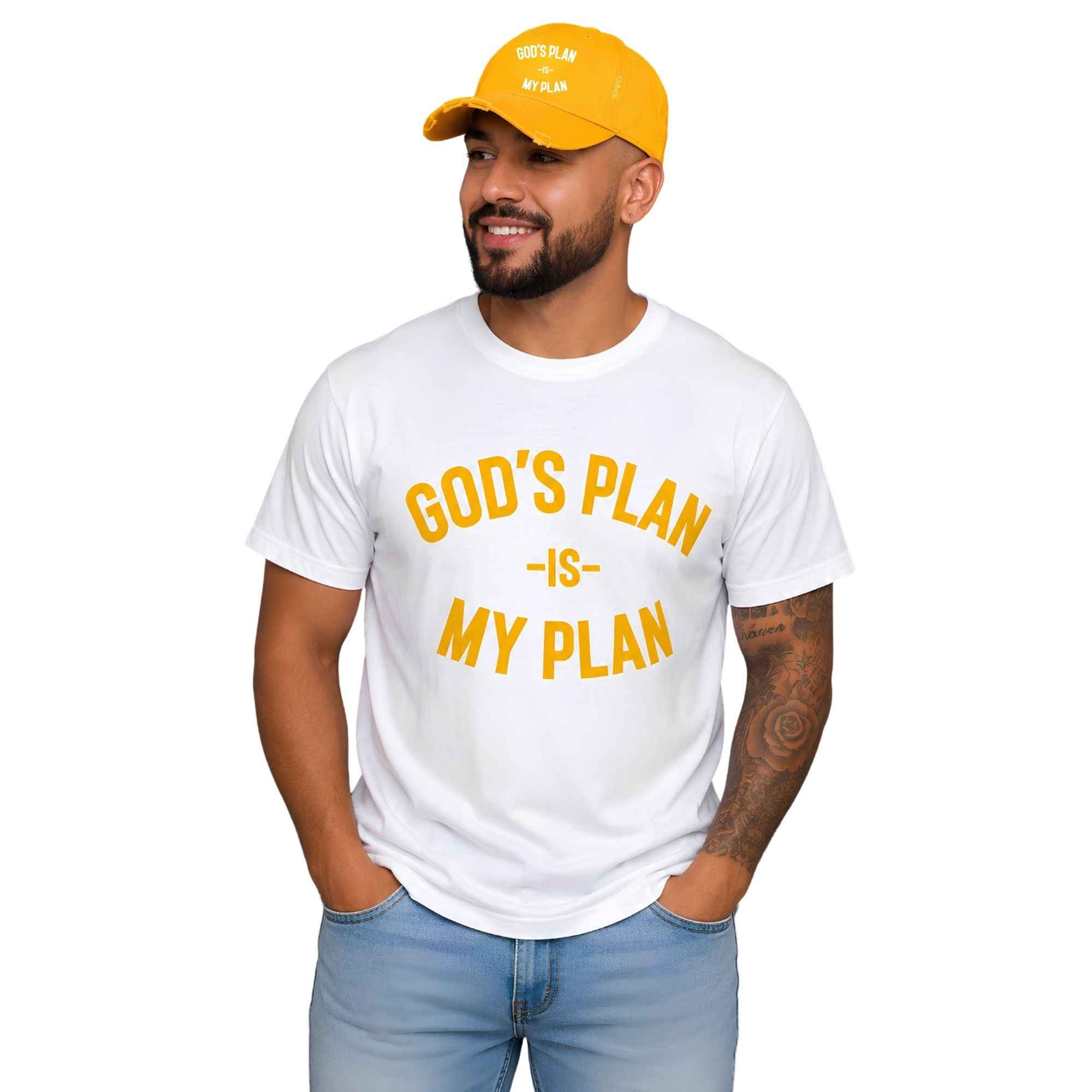 God's Plan My Plan T-Shirt & Hat Bundle Purpose