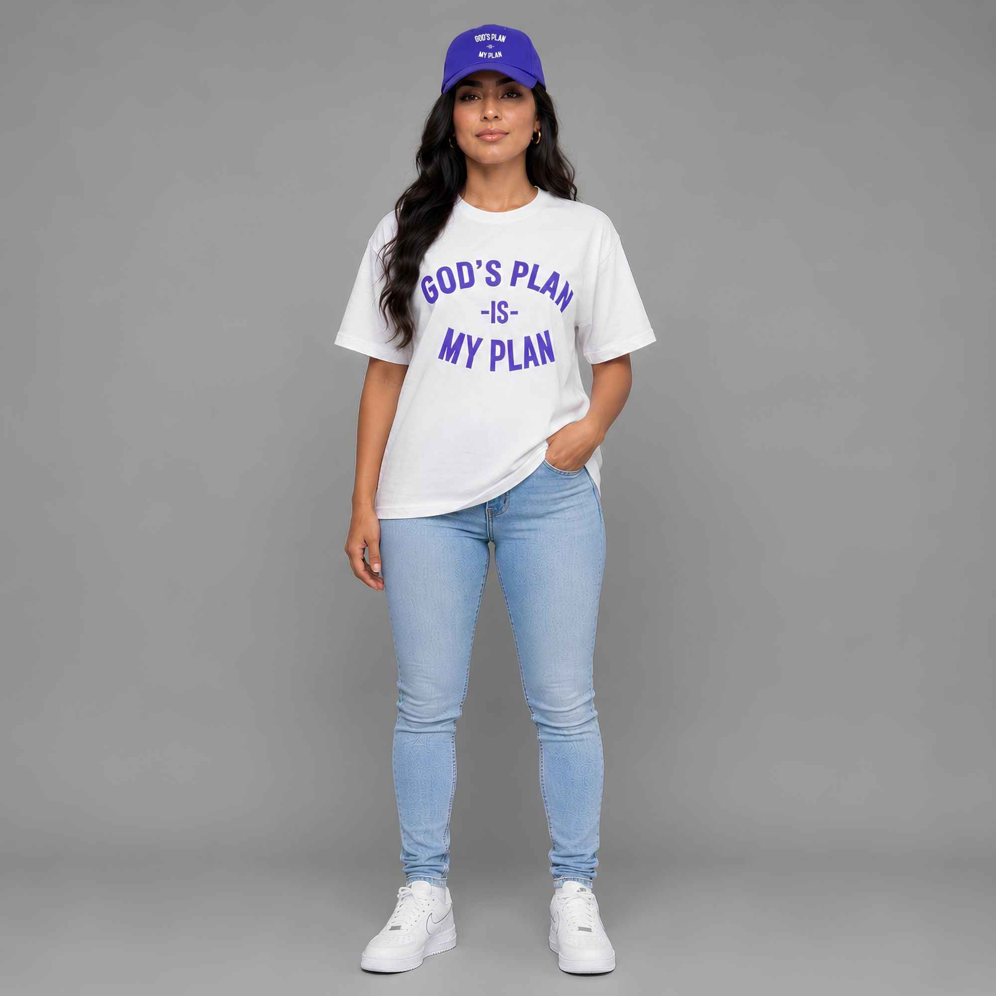 God's Plan My Plan T-Shirt & Hat Bundle Worship
