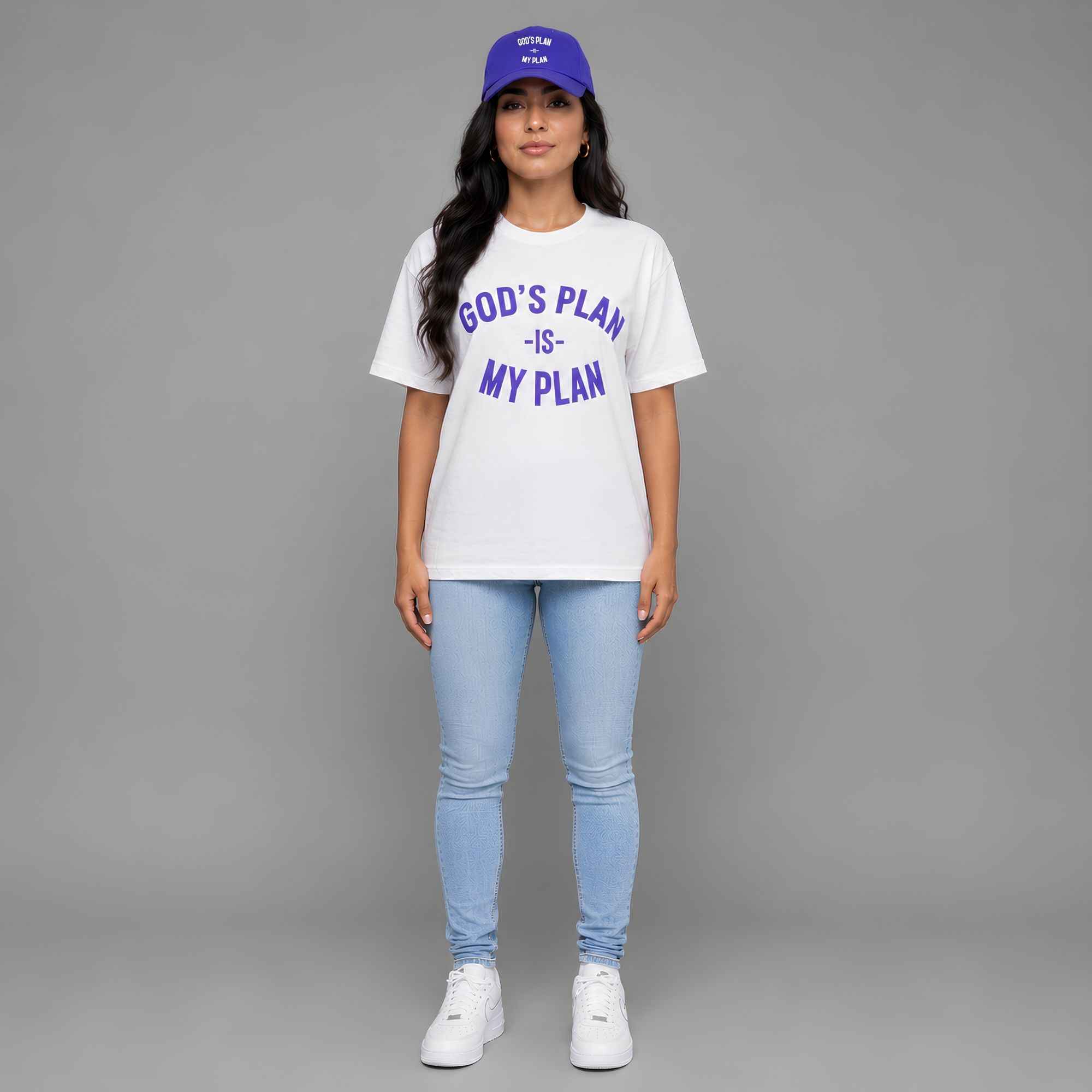 God's Plan My Plan T-Shirt & Hat Bundle Worship