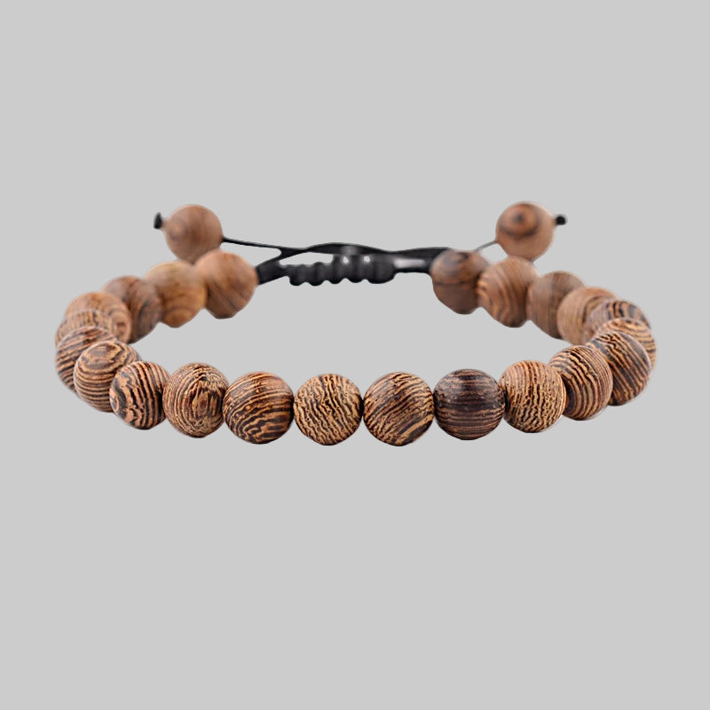 Wood Bead Prayer Bracelet