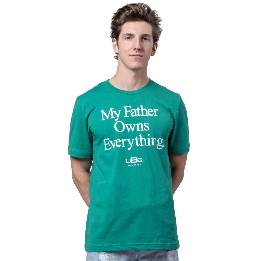 My Father Owns Everything Leaf/White