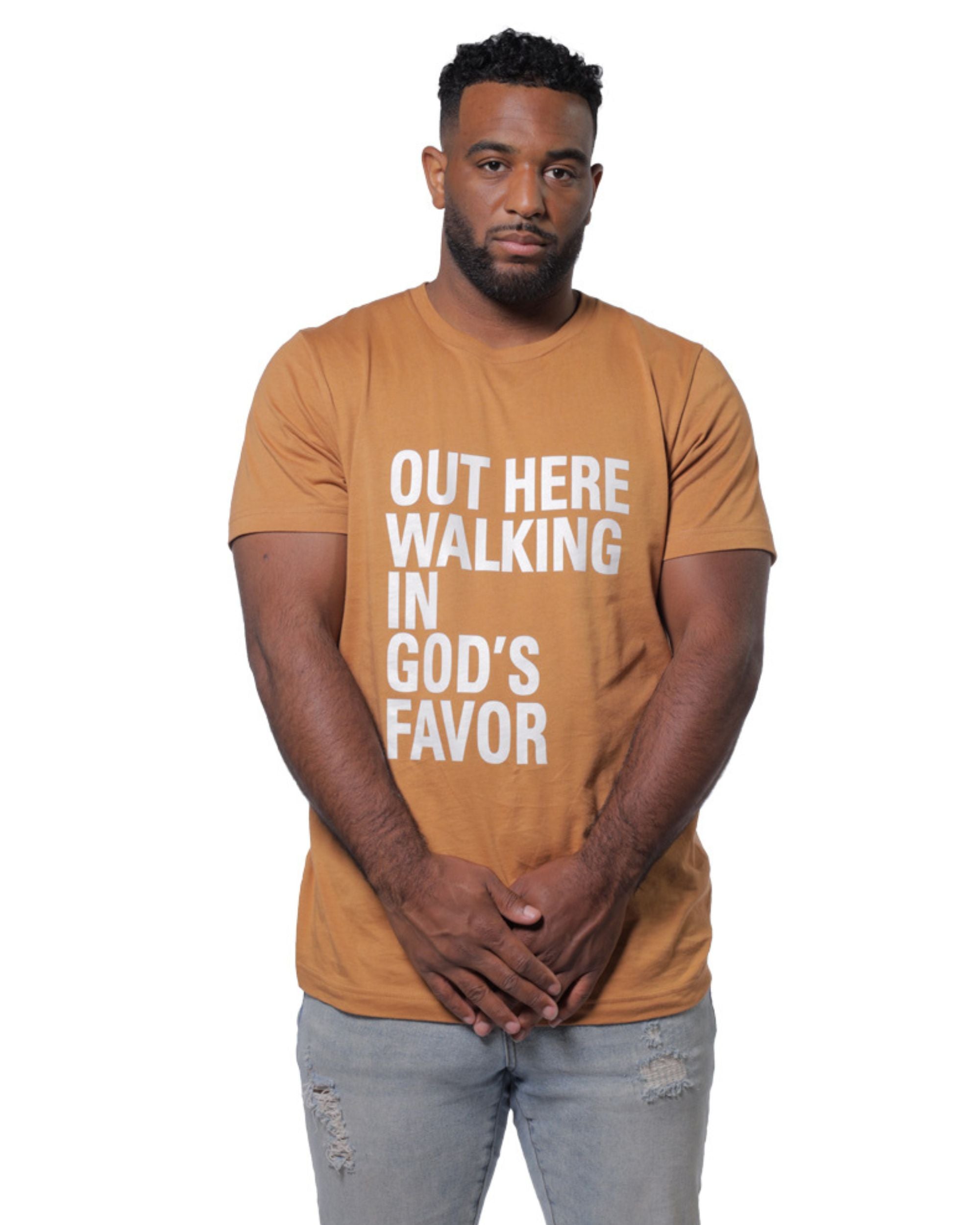 Walking In God's Favor Original Tee (Toast)