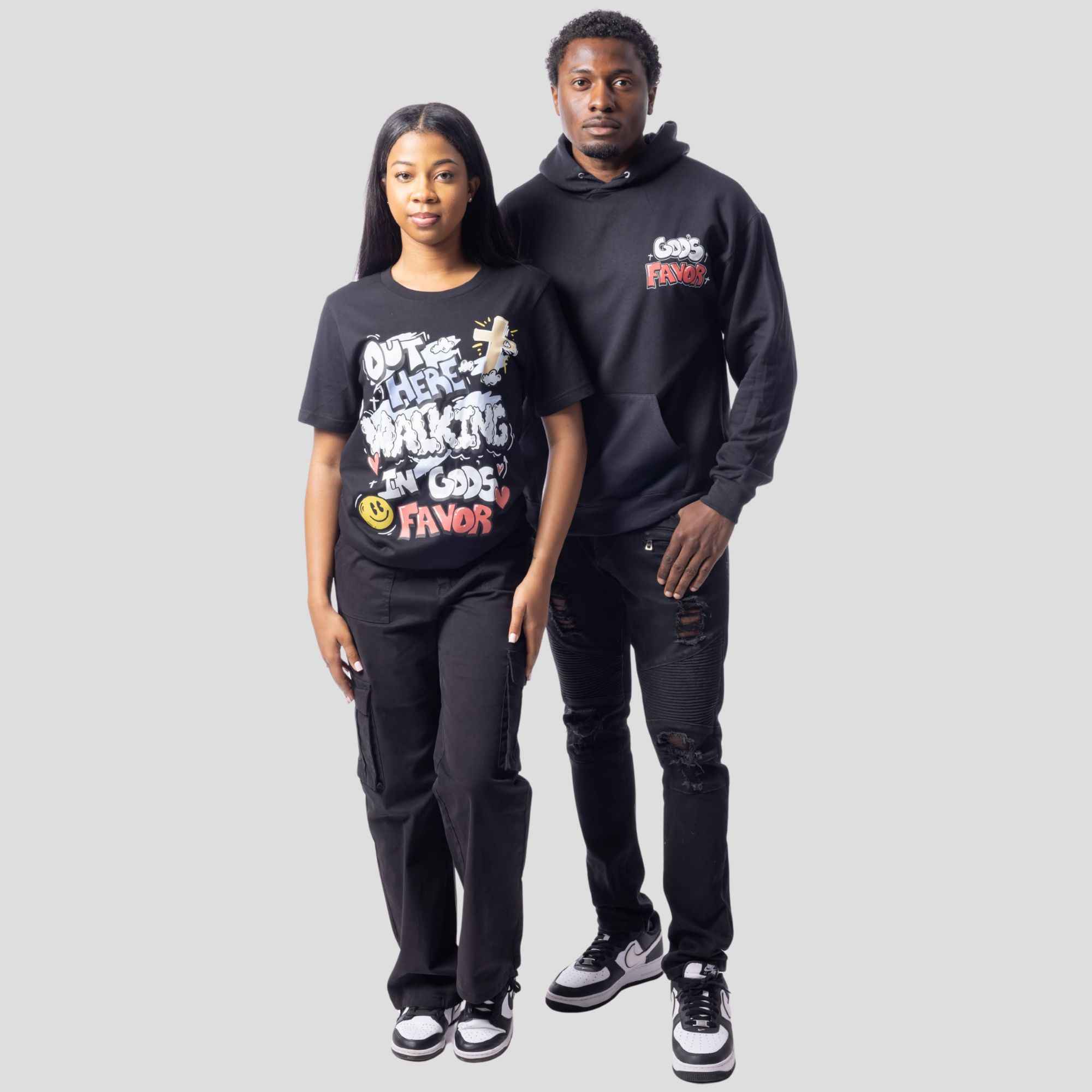 Walking In God's Favor Hoodie (Eternal) + FREE TEE