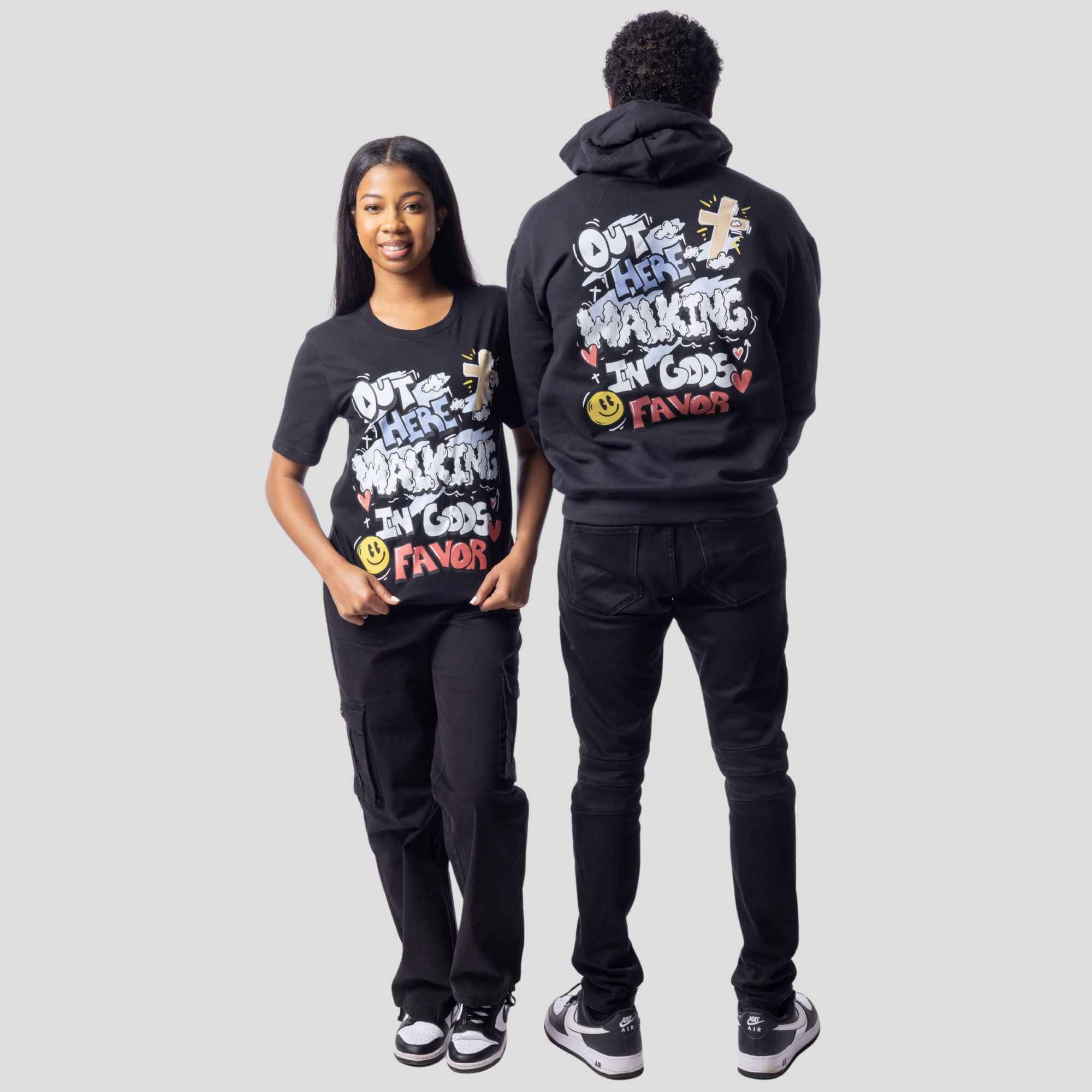Walking In God's Favor Hoodie (Eternal) + FREE TEE