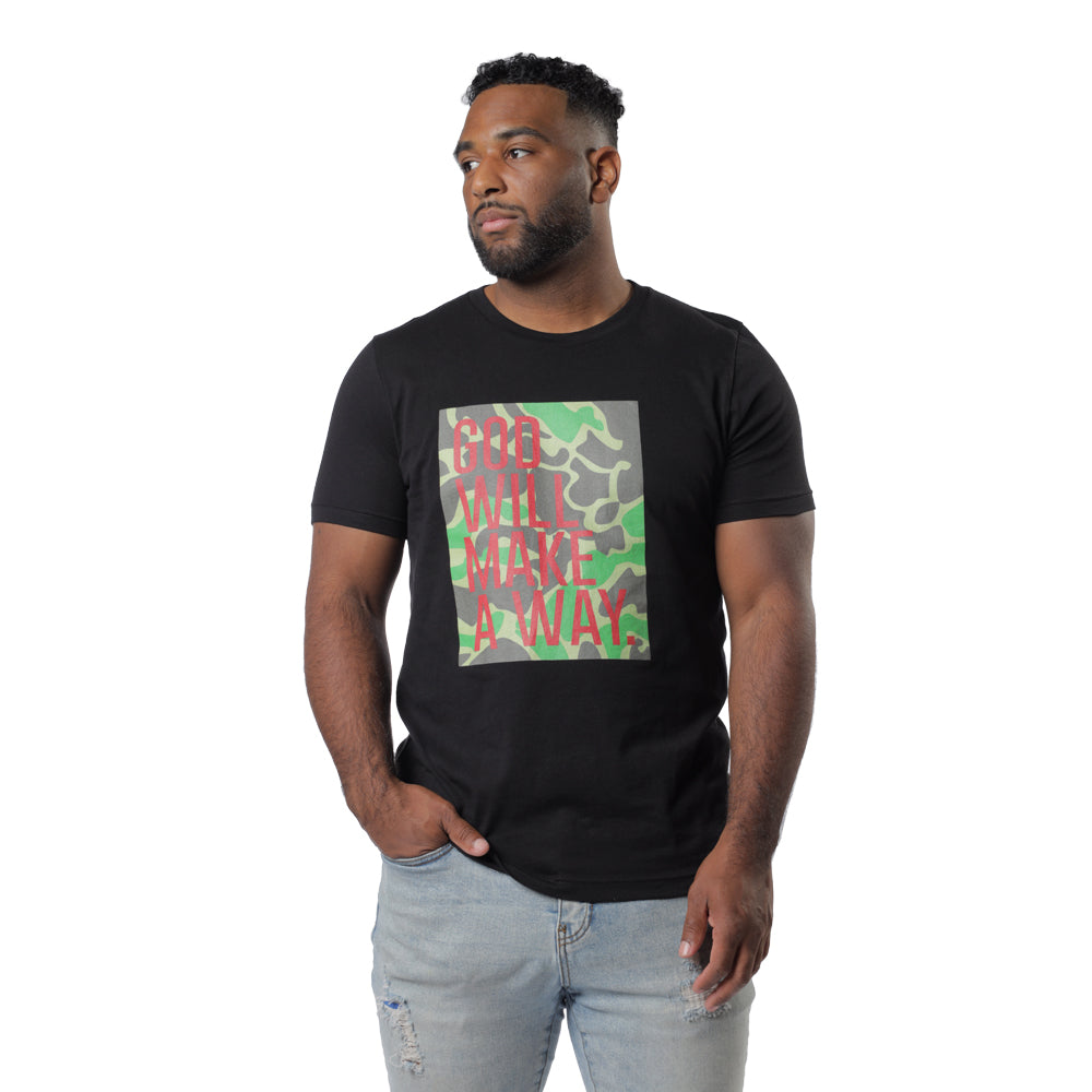 God Will Make A Way Camo Tee