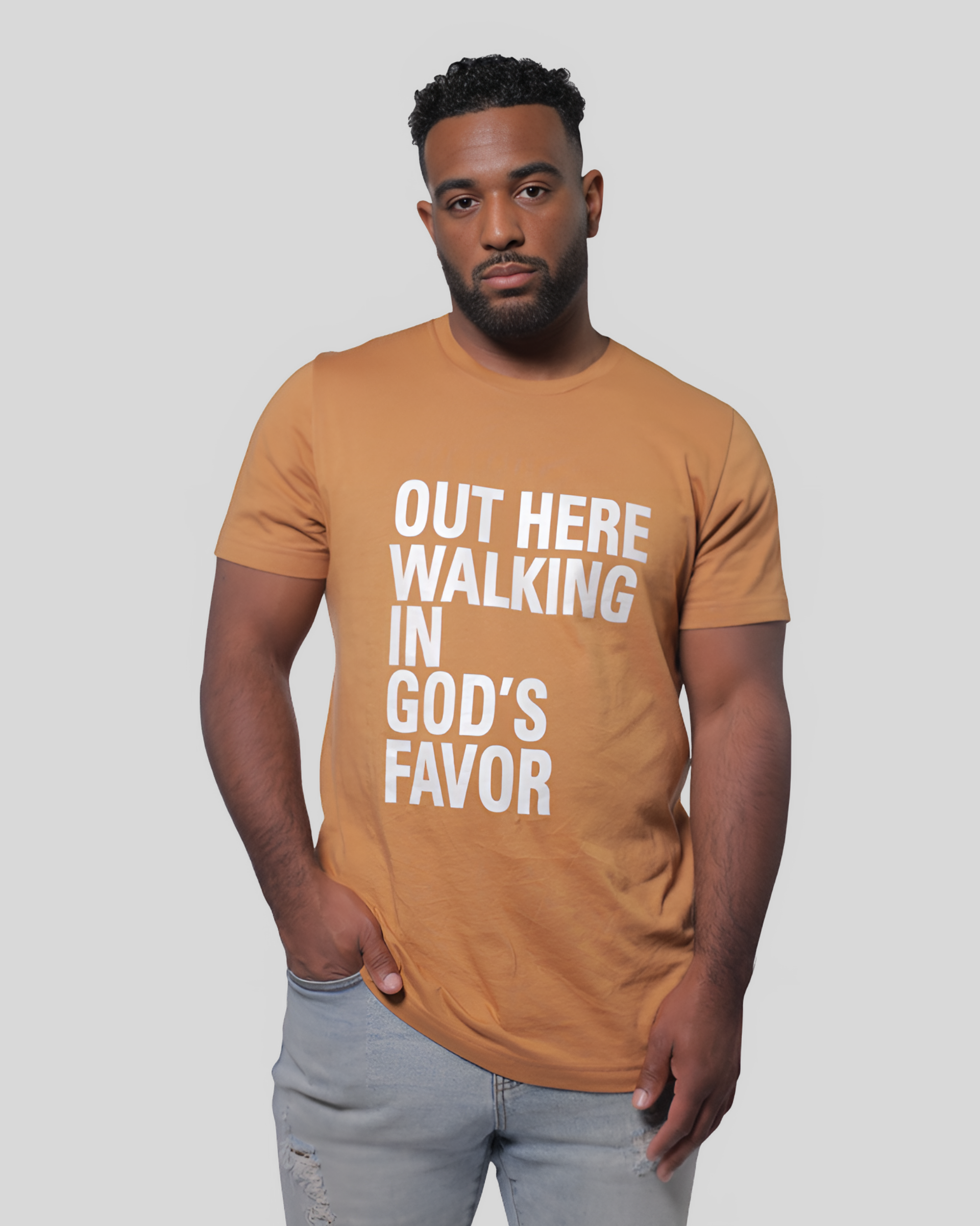 Walking In God's Favor Original Tee (Toast)