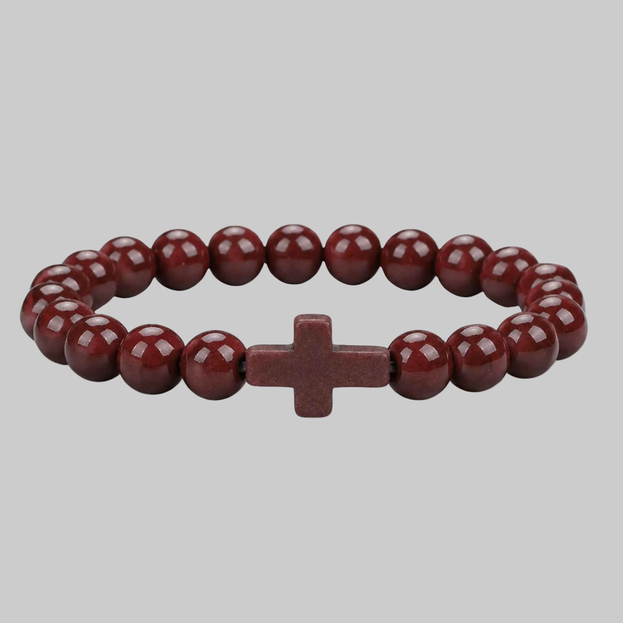 cross bracelet, Natural Wood Onyx Bead Cross Prayer Bracelet, Used By God, Used By God Clothing, Christian Apparel, Christian Bracelets, Christian Necklace, Christian Jewelry, Christian Gift, Wood Bracelet, Cross Bracelet, Christian Prayer Beads, Religious Gift, Prayer Bracelet, Prayer Beds, Cross Necklace, Cros Crucifix Necklace, Men's Bracelet, Women's Bracelet, Men's Necklace, Women's Necklace, Elevated Faith, String Bracelets, black cross