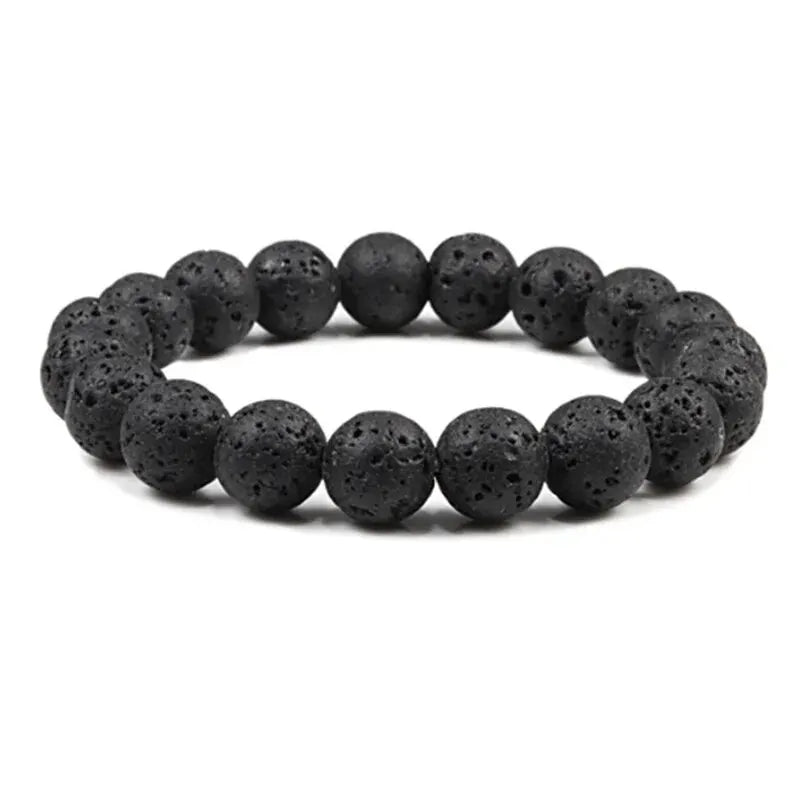 Stone Cross Charm Bracelet Set