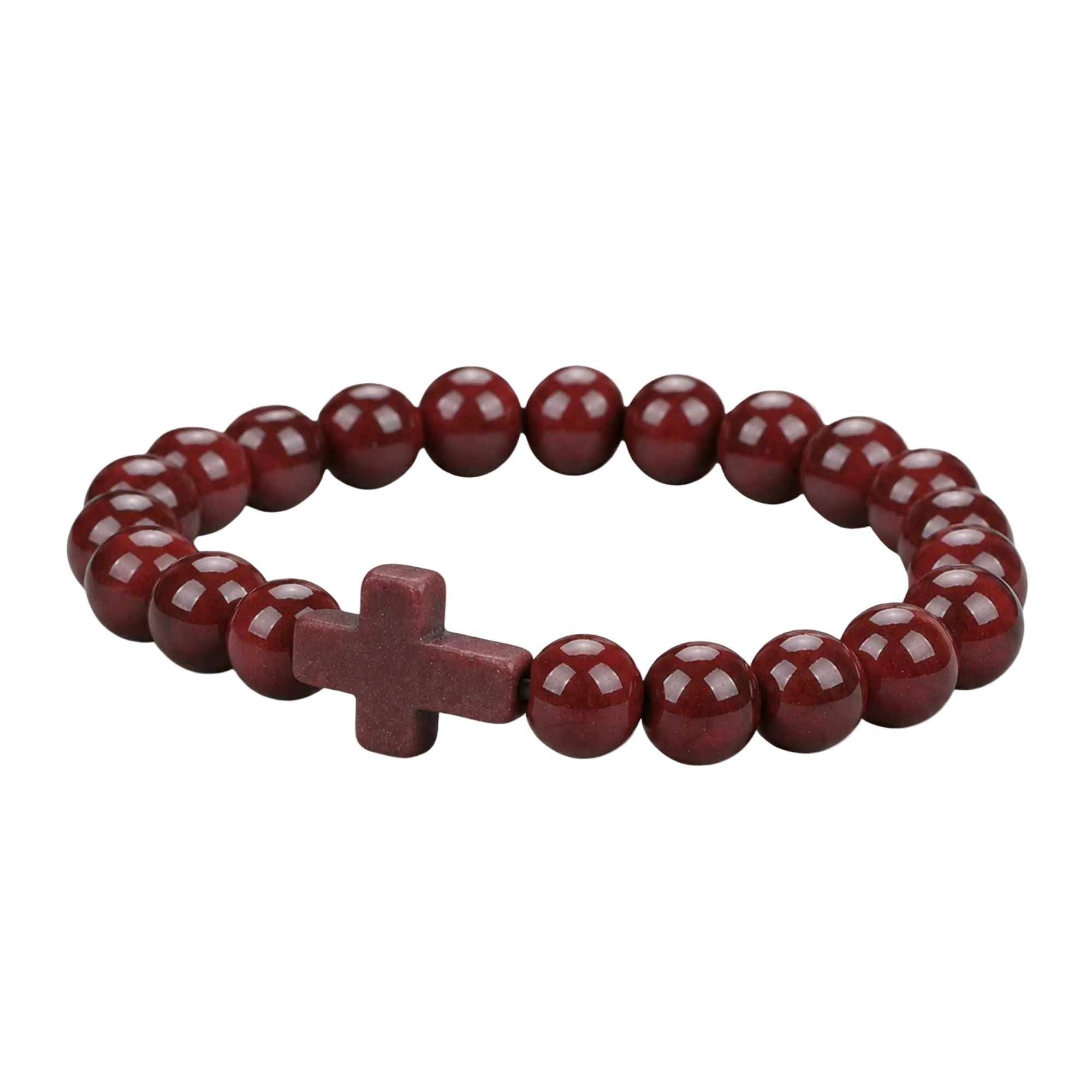 Rooted in Faith Cross Bracelet