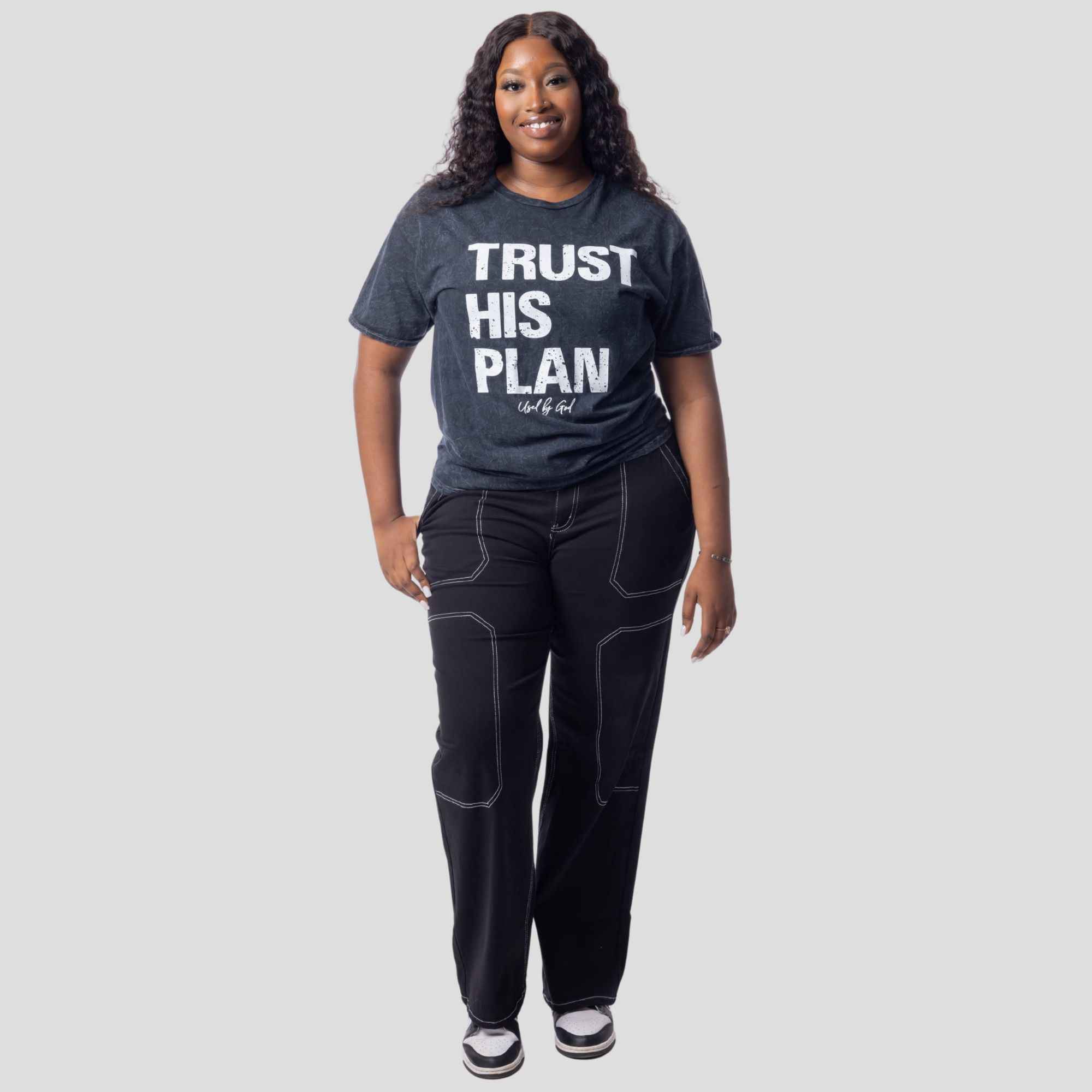 Trust His Plan Acid Wash