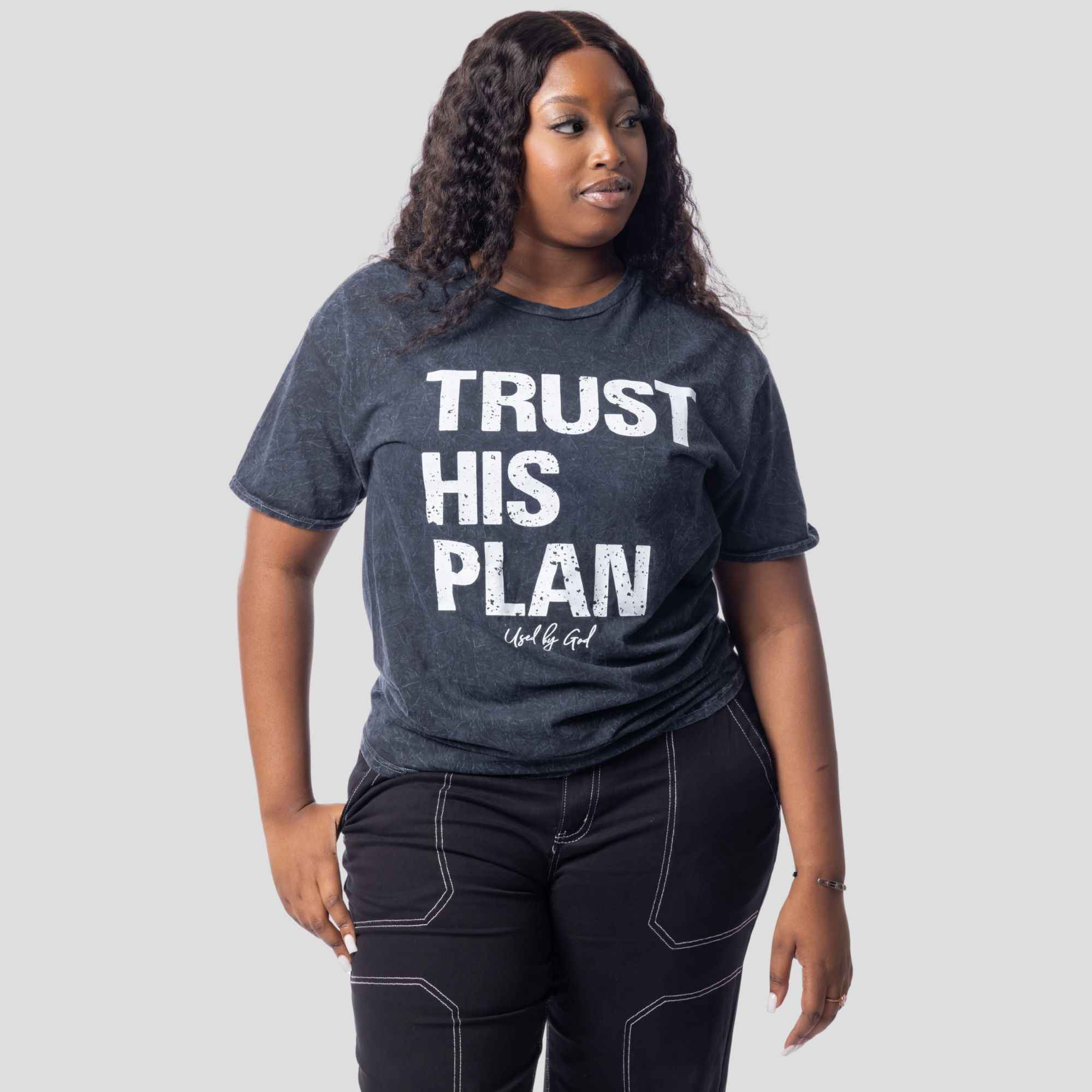 Trust His Plan Acid Wash