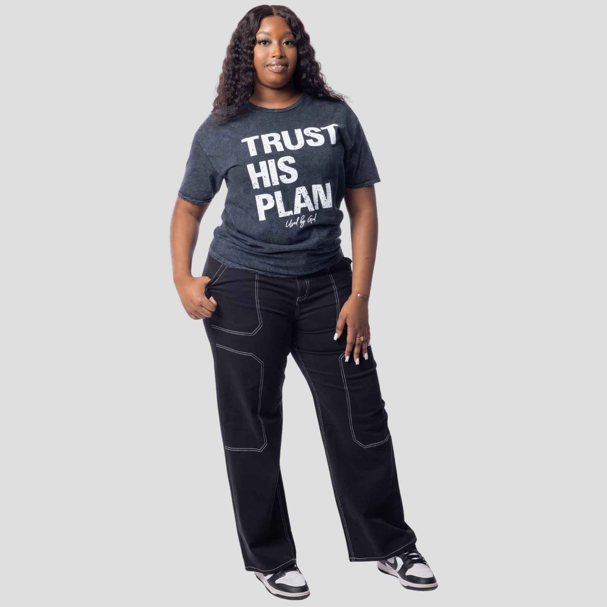 Trust His Plan Acid Wash