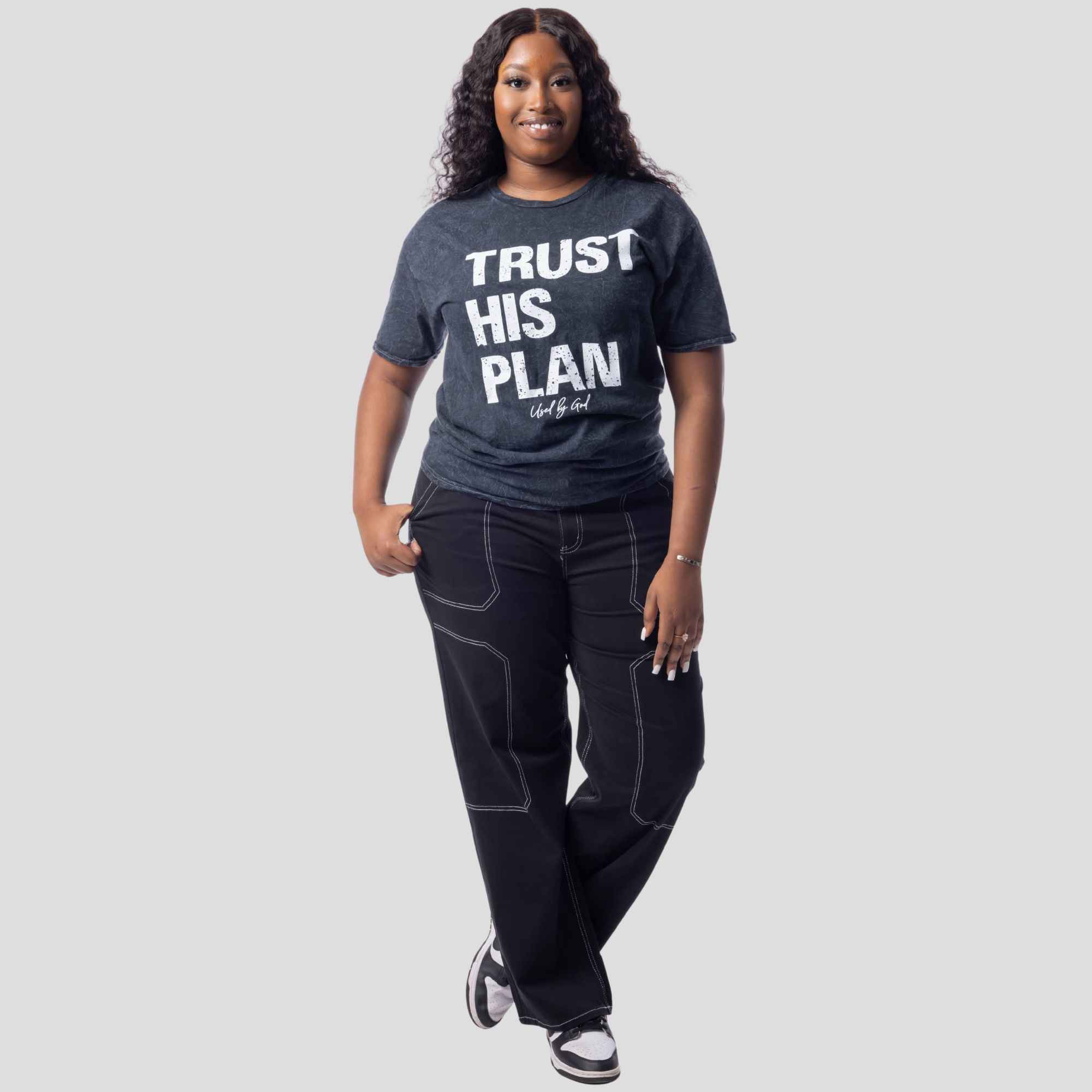 Trust His Plan Acid Wash
