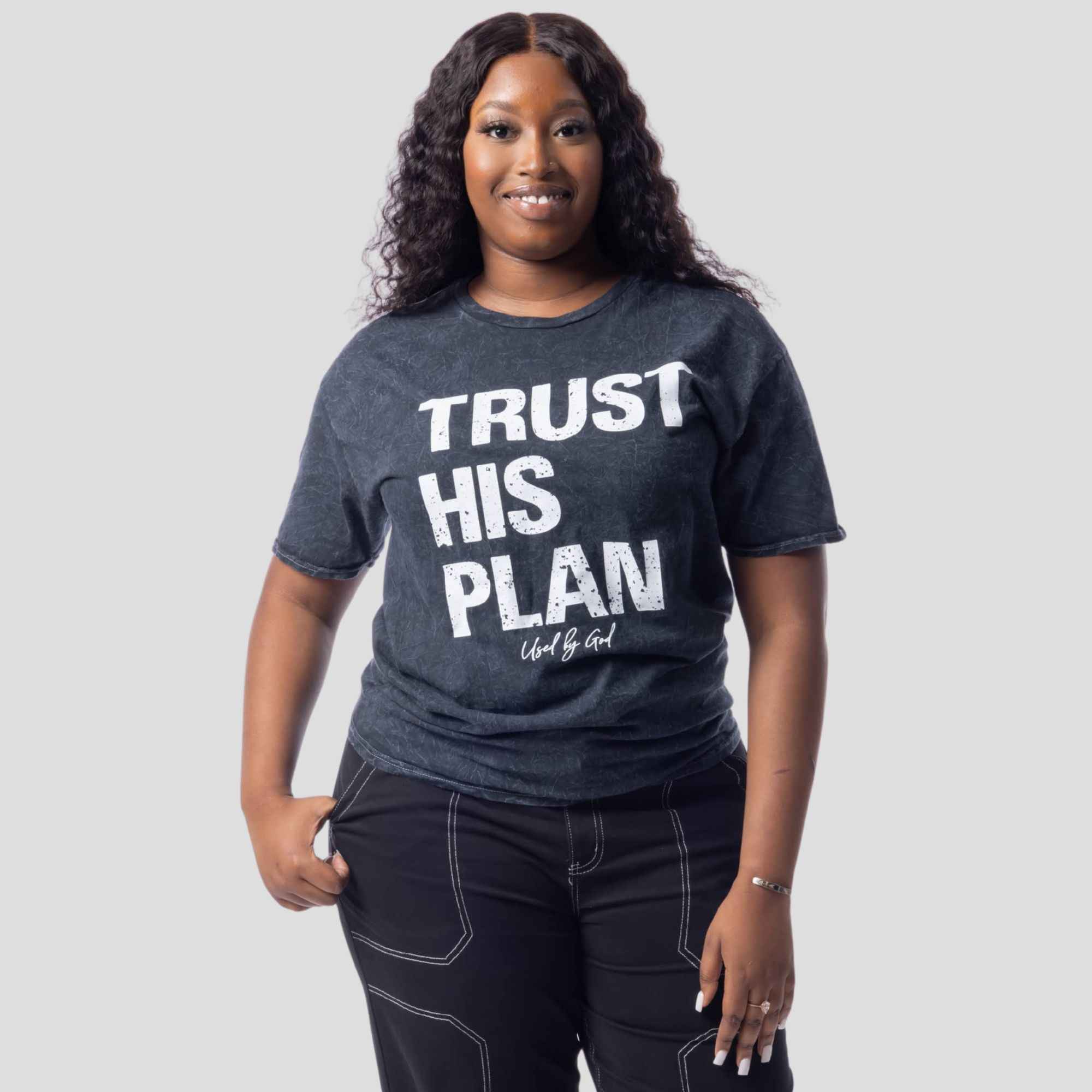 Trust His Plan Acid Wash