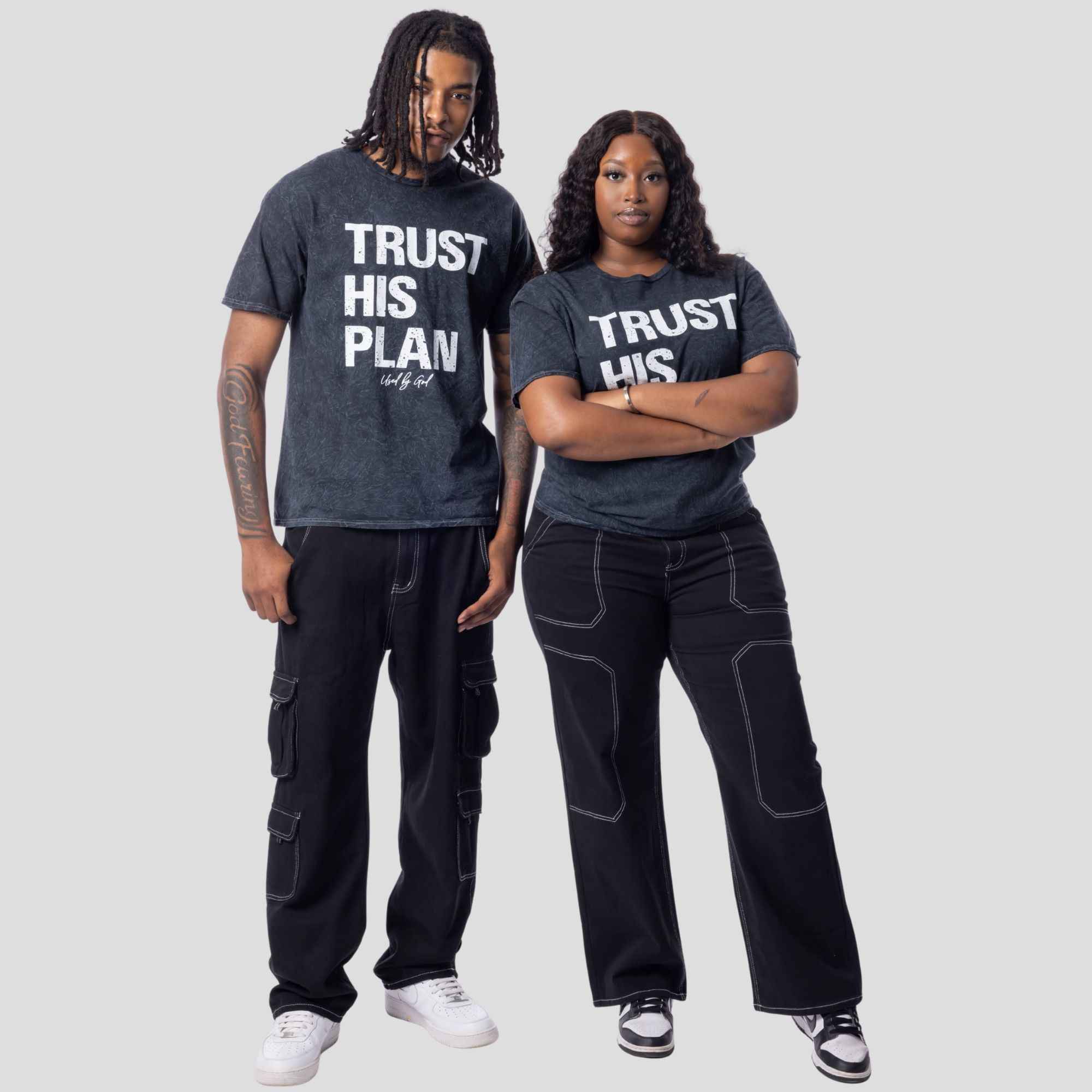 Trust His Plan Acid Wash