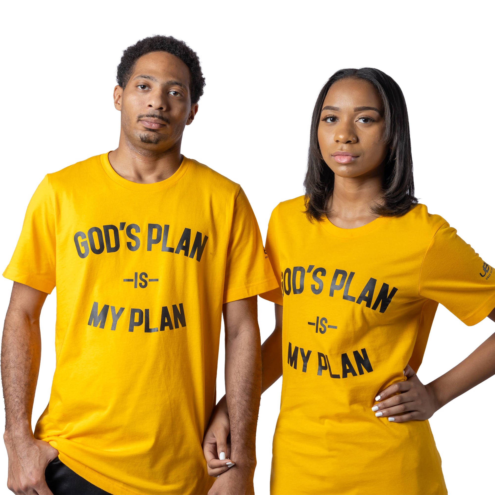 God's Plan My Plan Gold Tee