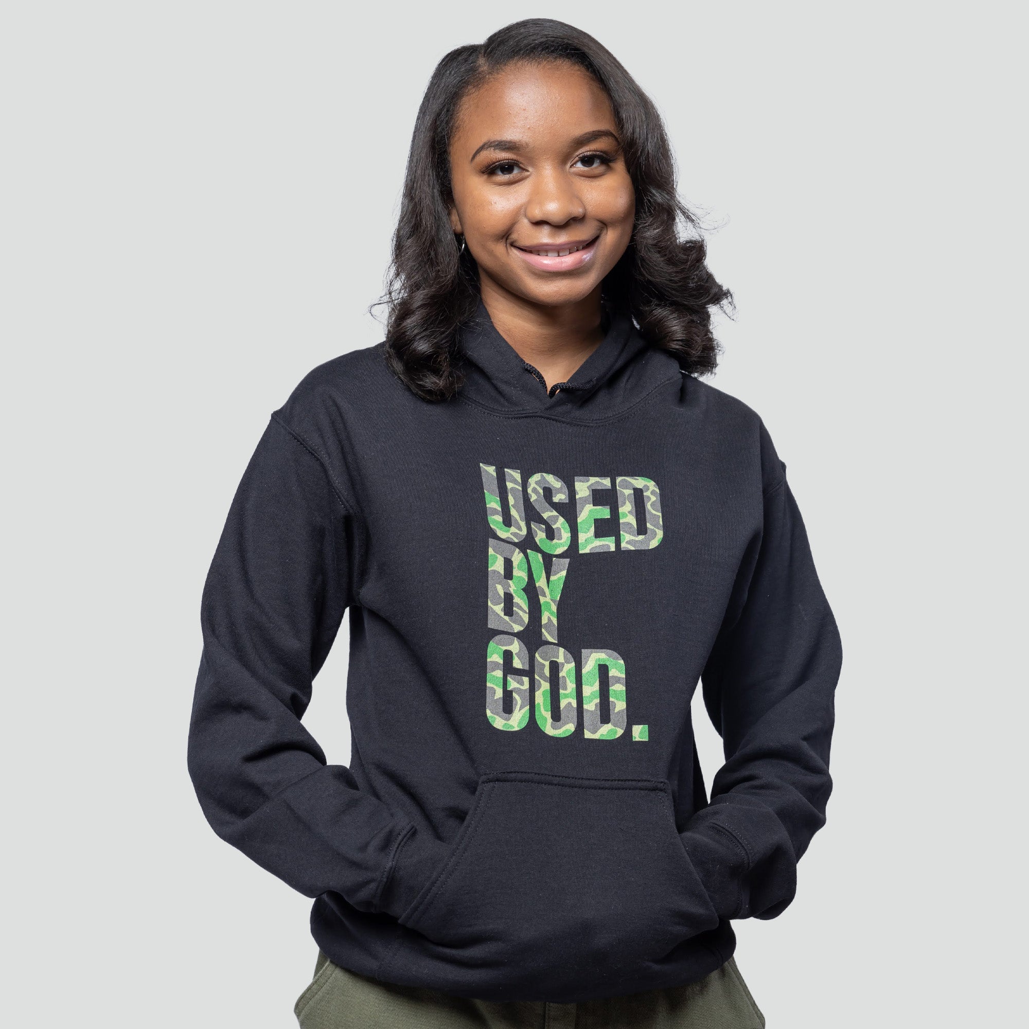 Used By God Camo Hoodie