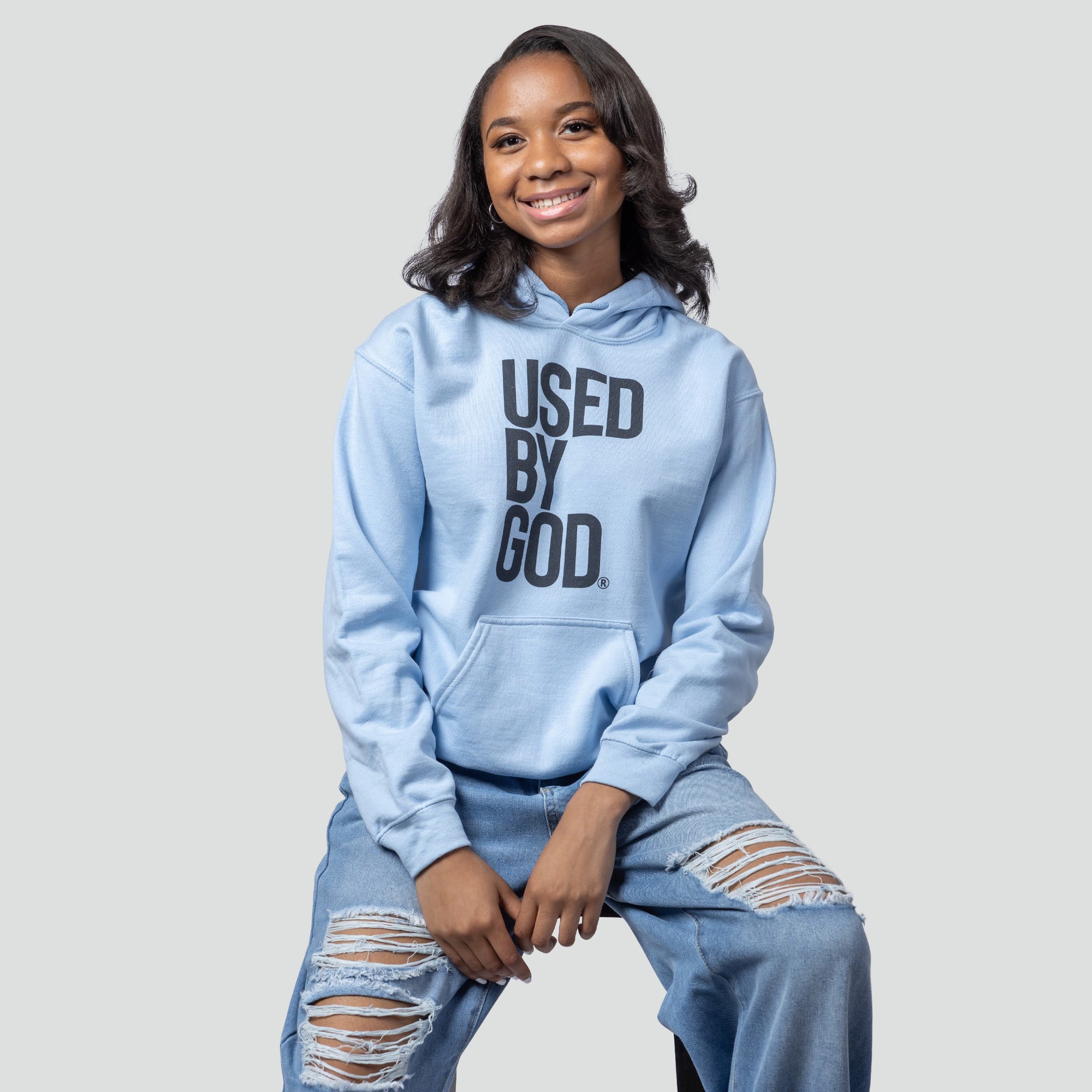 UBG Logo Sky Blue Hoodie + FREE Tee