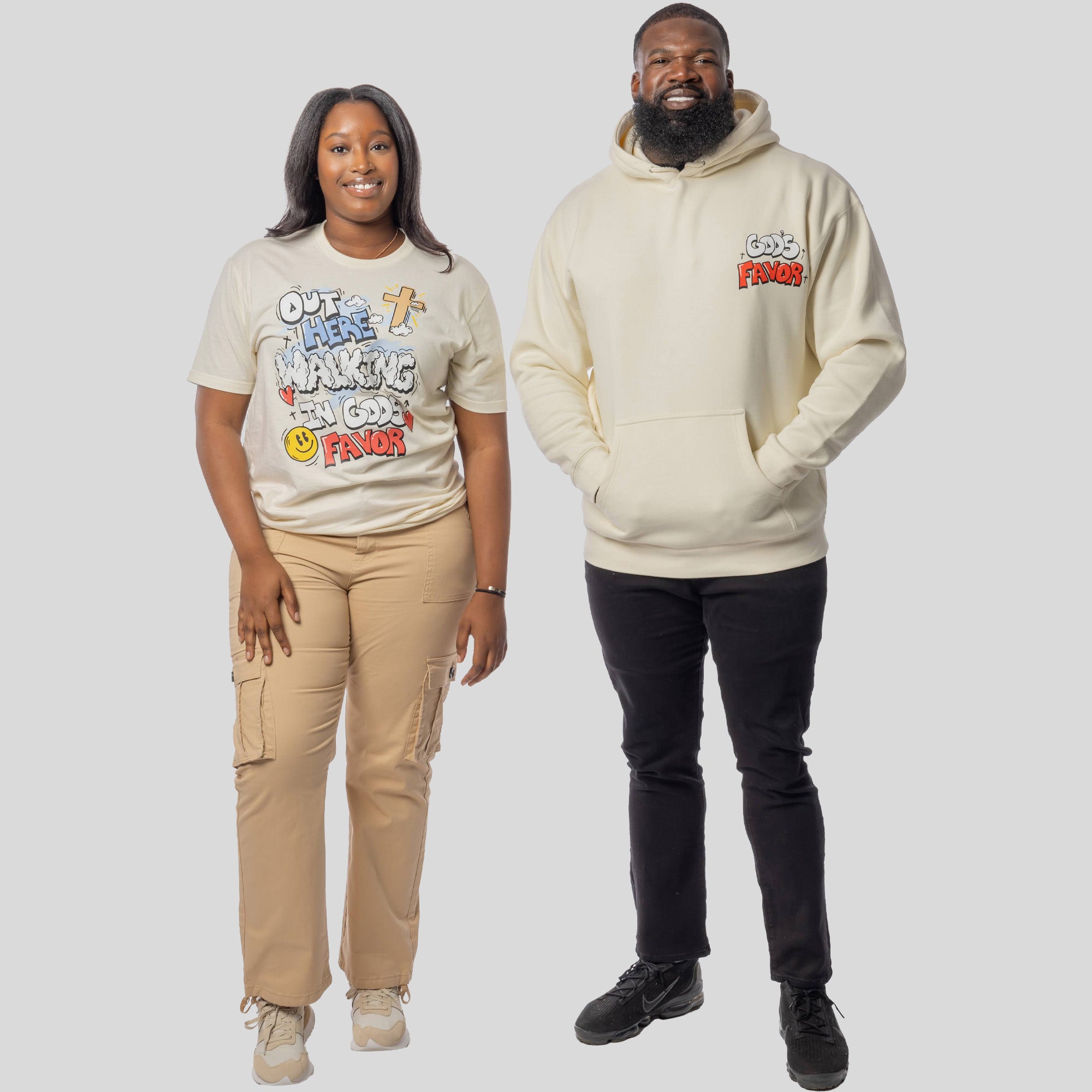 Walking In God's Favor Hoodie + FREE TEE