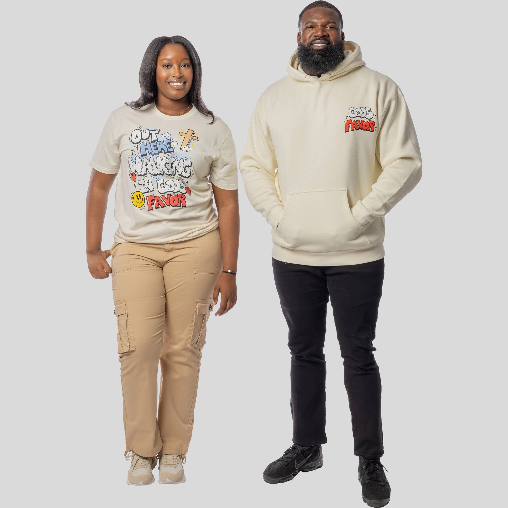 Walking In God's Favor Hoodie + FREE TEE