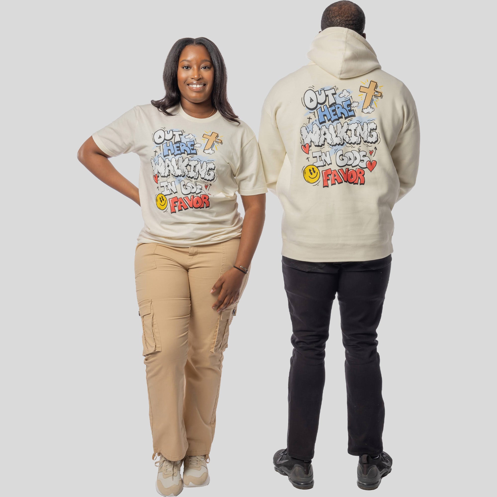Walking In God's Favor Hoodie + FREE TEE