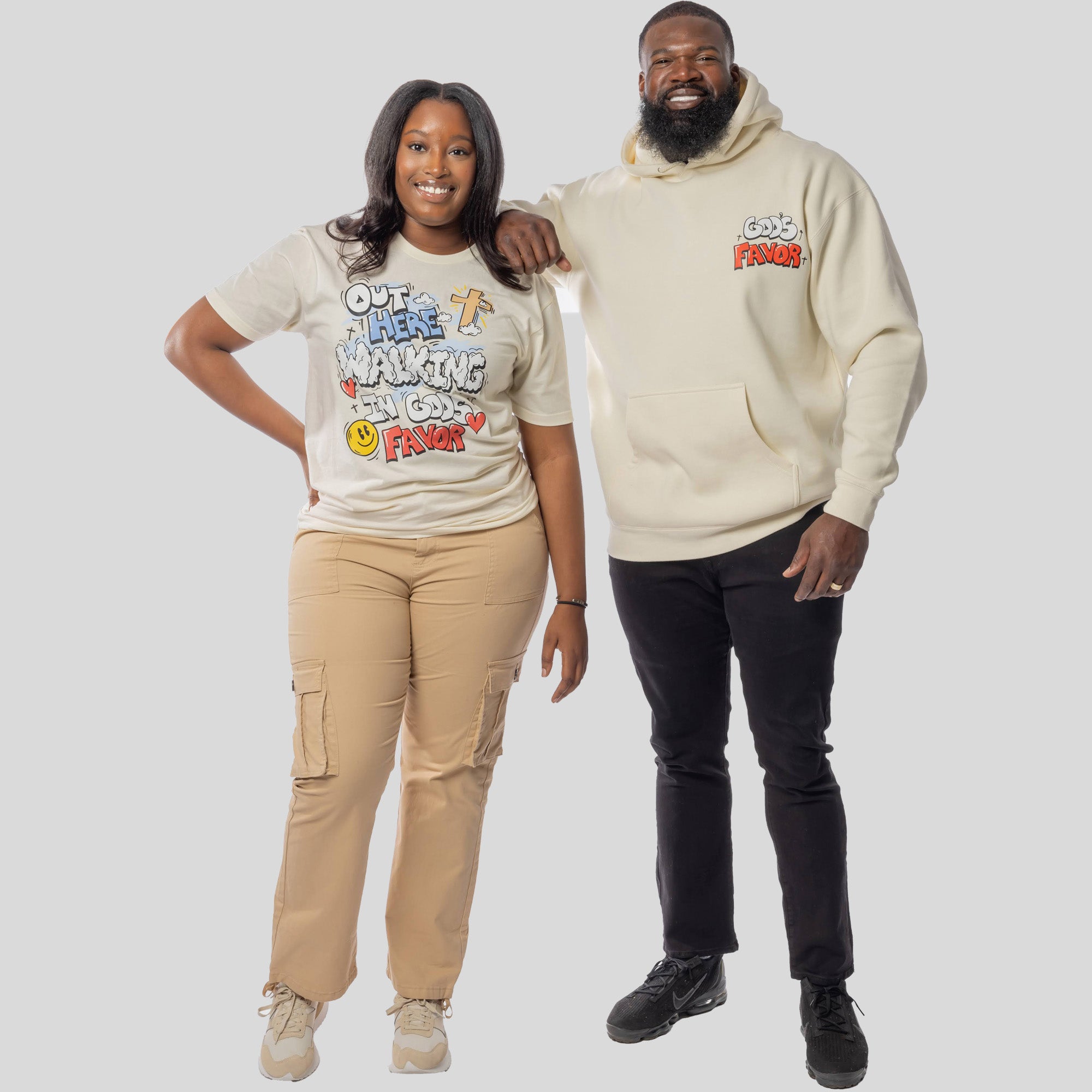 Walking In God's Favor Hoodie + FREE TEE