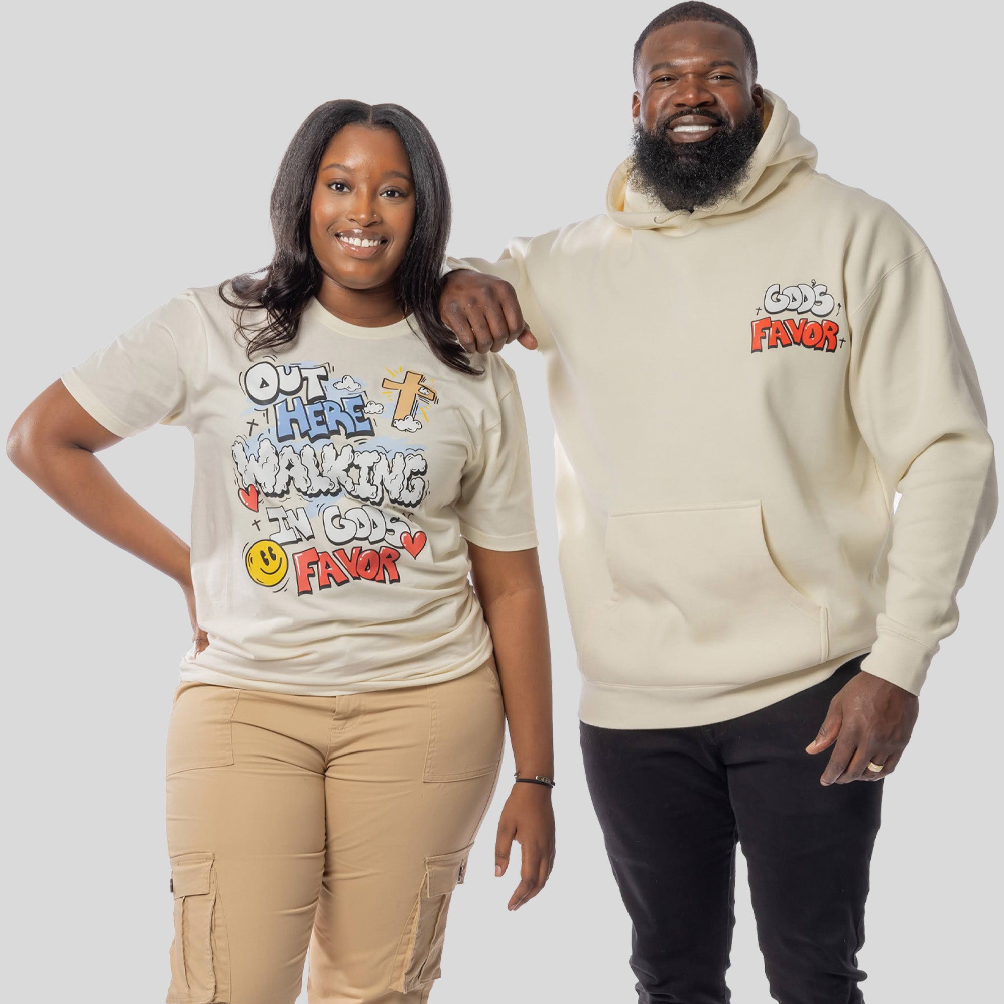 Walking In God's Favor Hoodie + FREE TEE